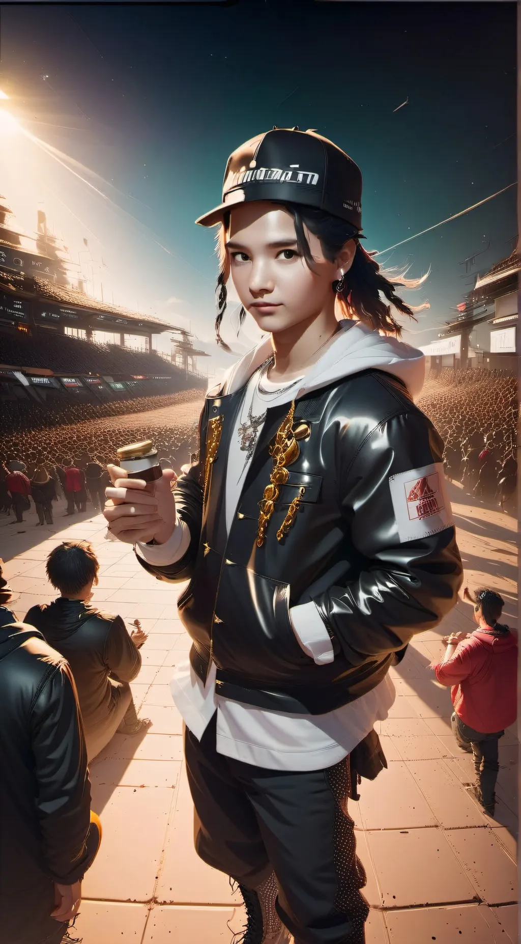 ai character: Tom kaulitz  background
