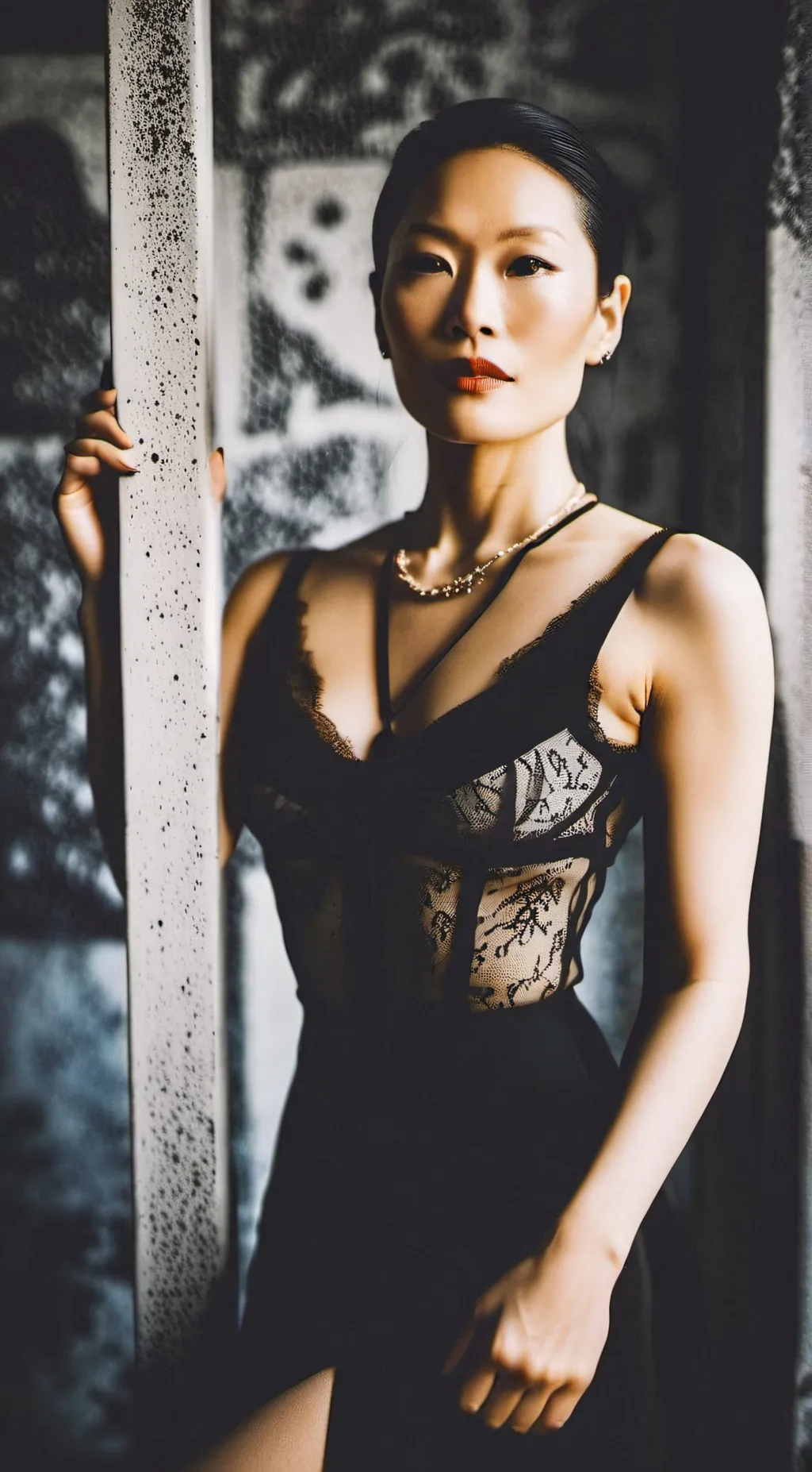 ai character: Lucy Liu background