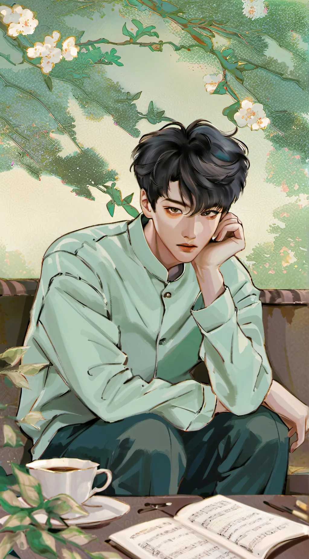 ai character: Kavin background