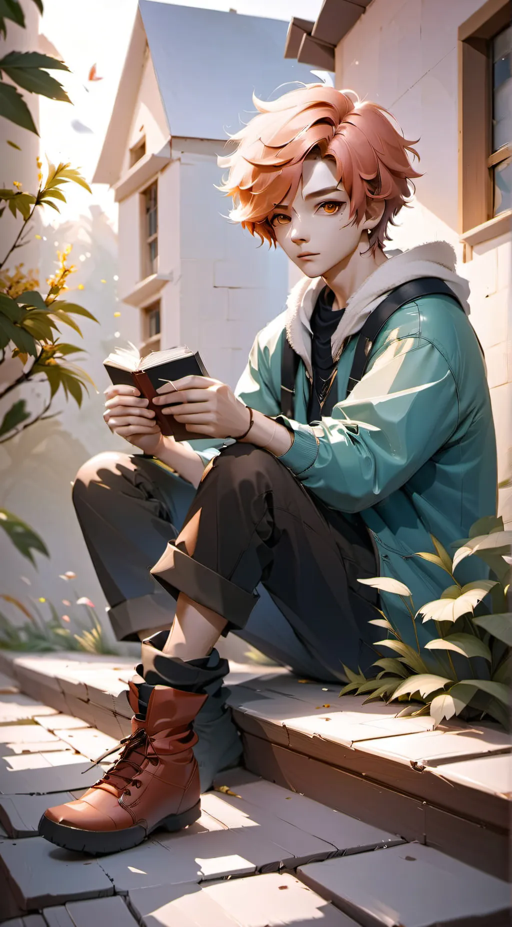 ai character: leo background