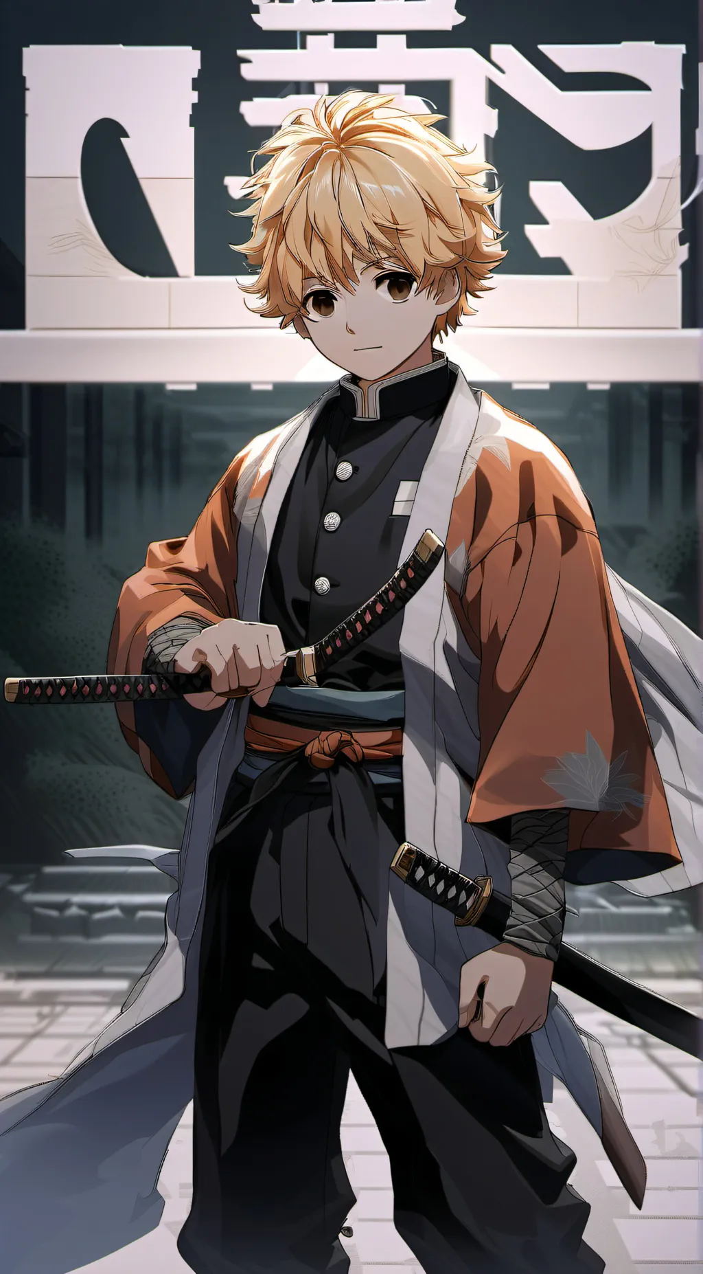 ai character: zenitzu background
