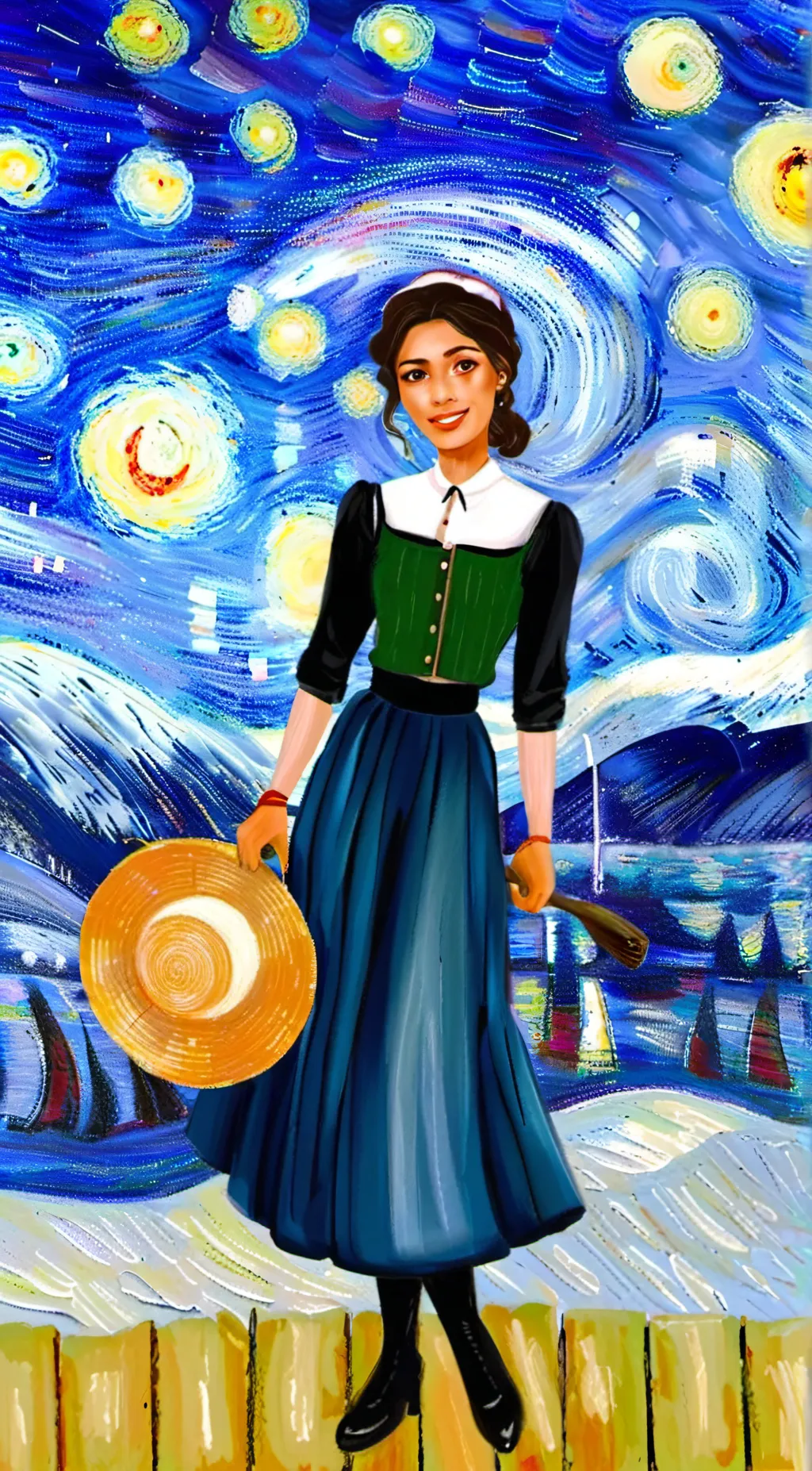 ai character: trisha background