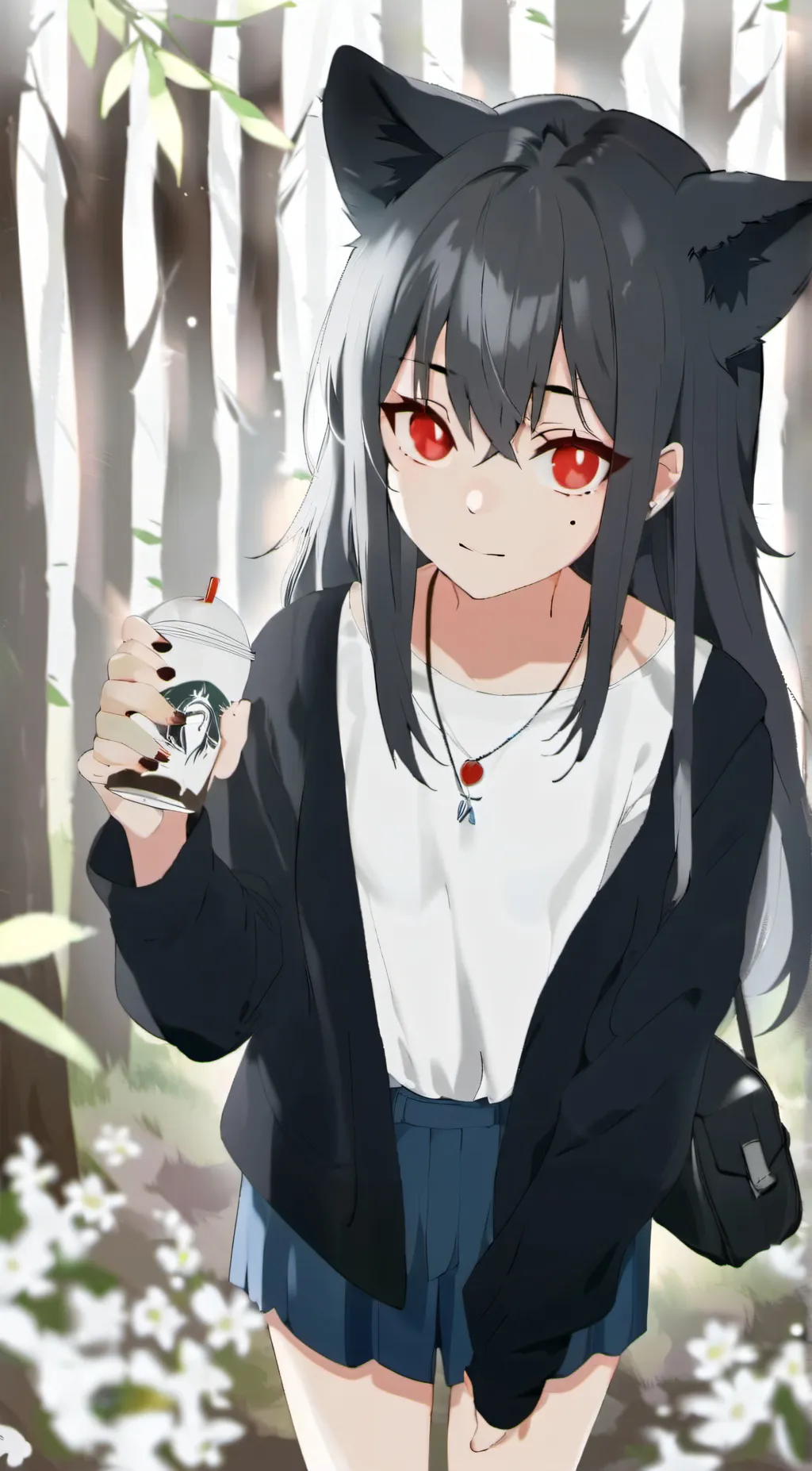 ai character: Luna background