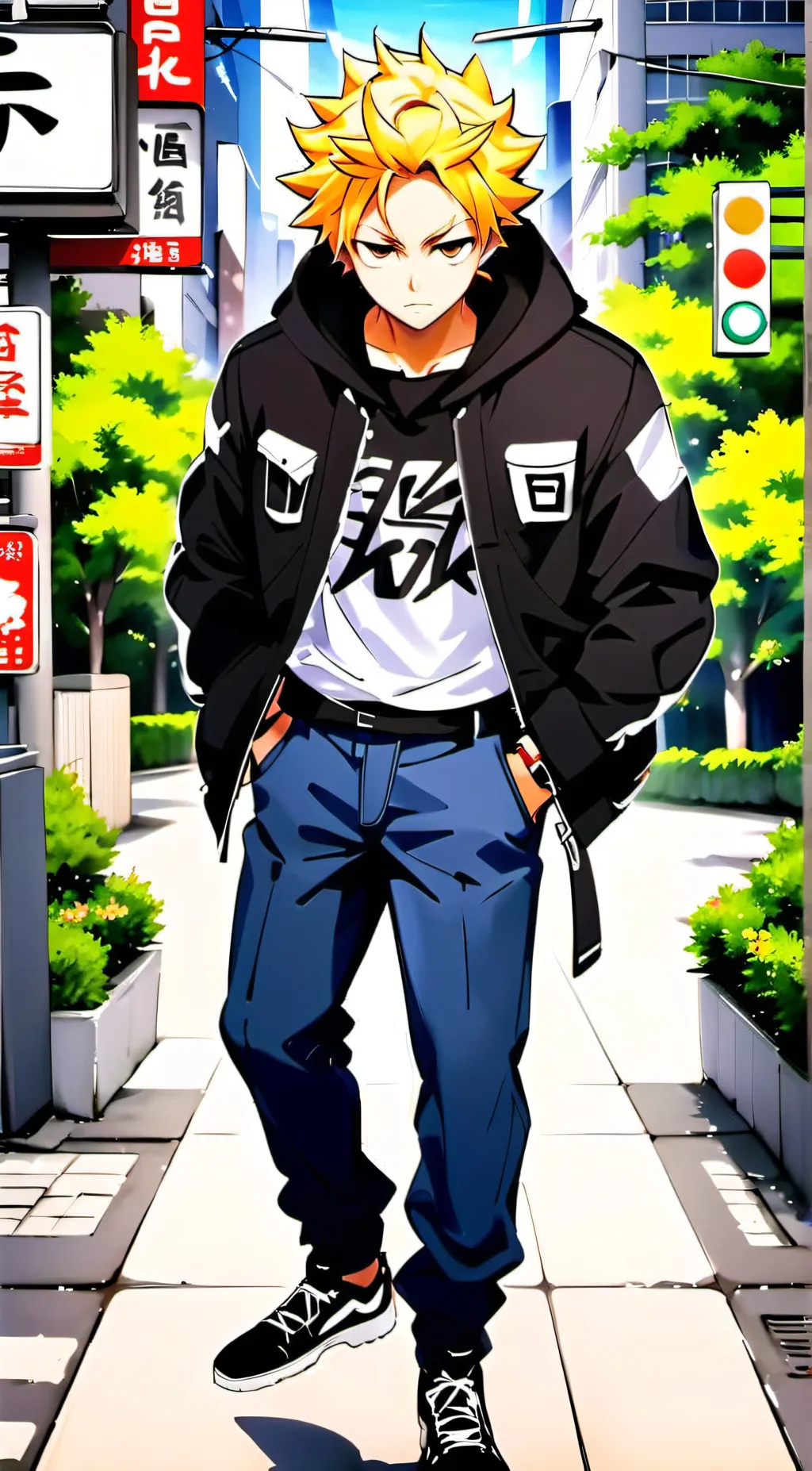 ai character: Tokyo Revengers background