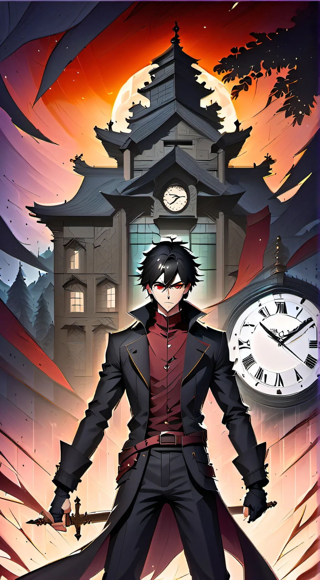 ai character: Maou Mark Frey background