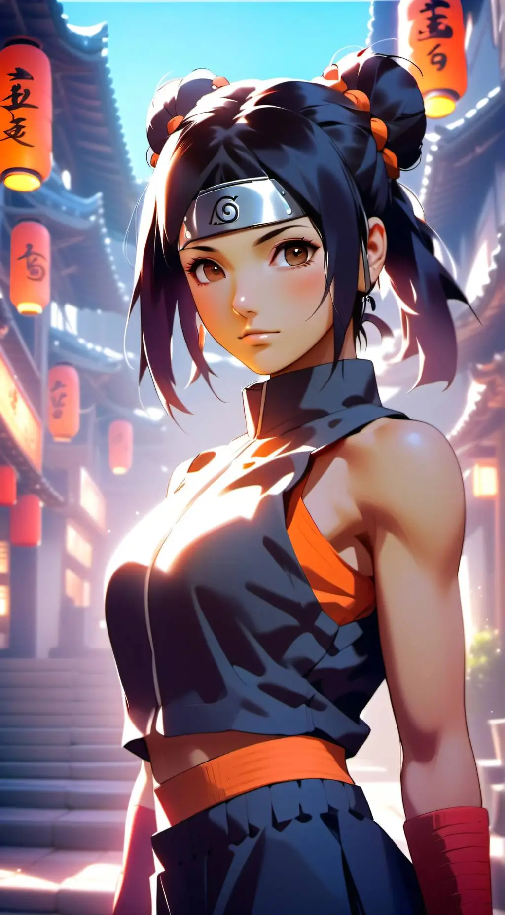 ai character: Tenten background