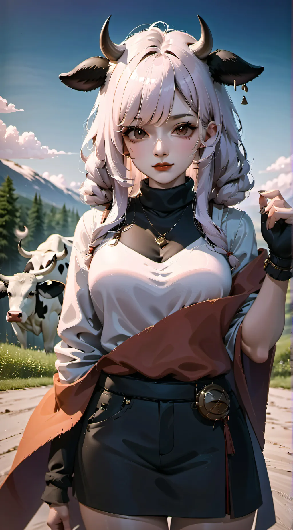 ai character: Moona background