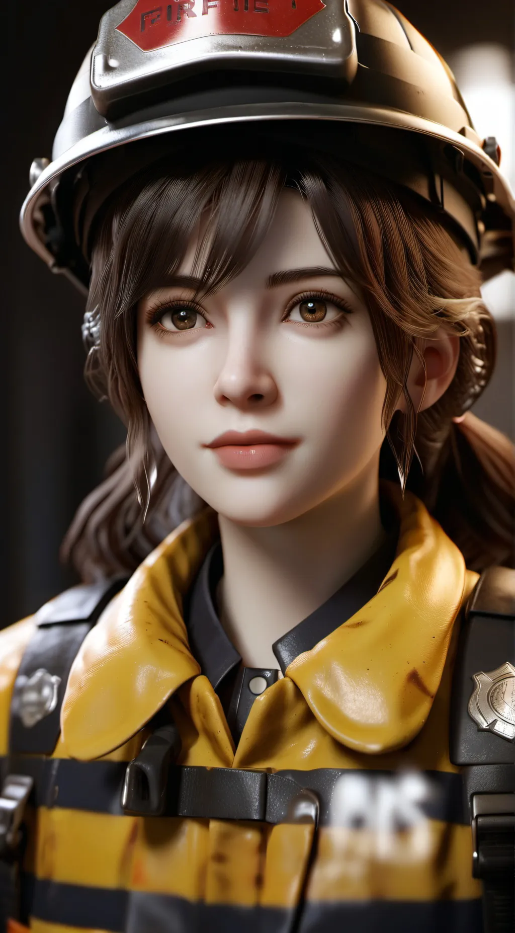 ai character: Andrewa herra  background