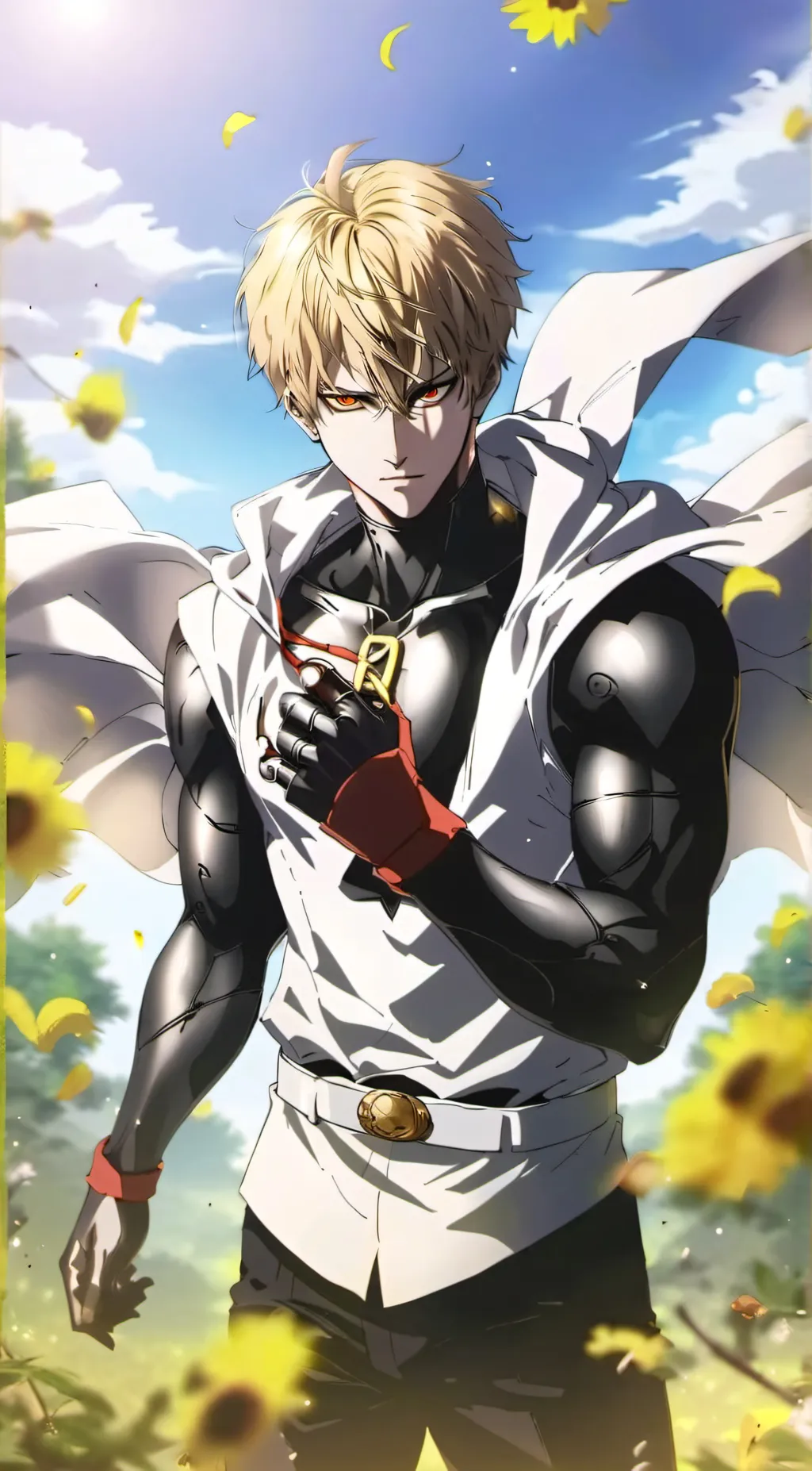 ai character: Genos  background