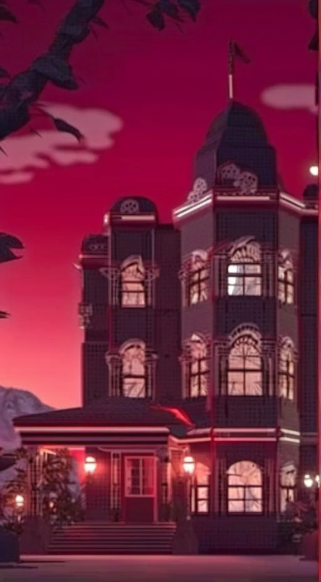 ai character: Hazbin hotel background