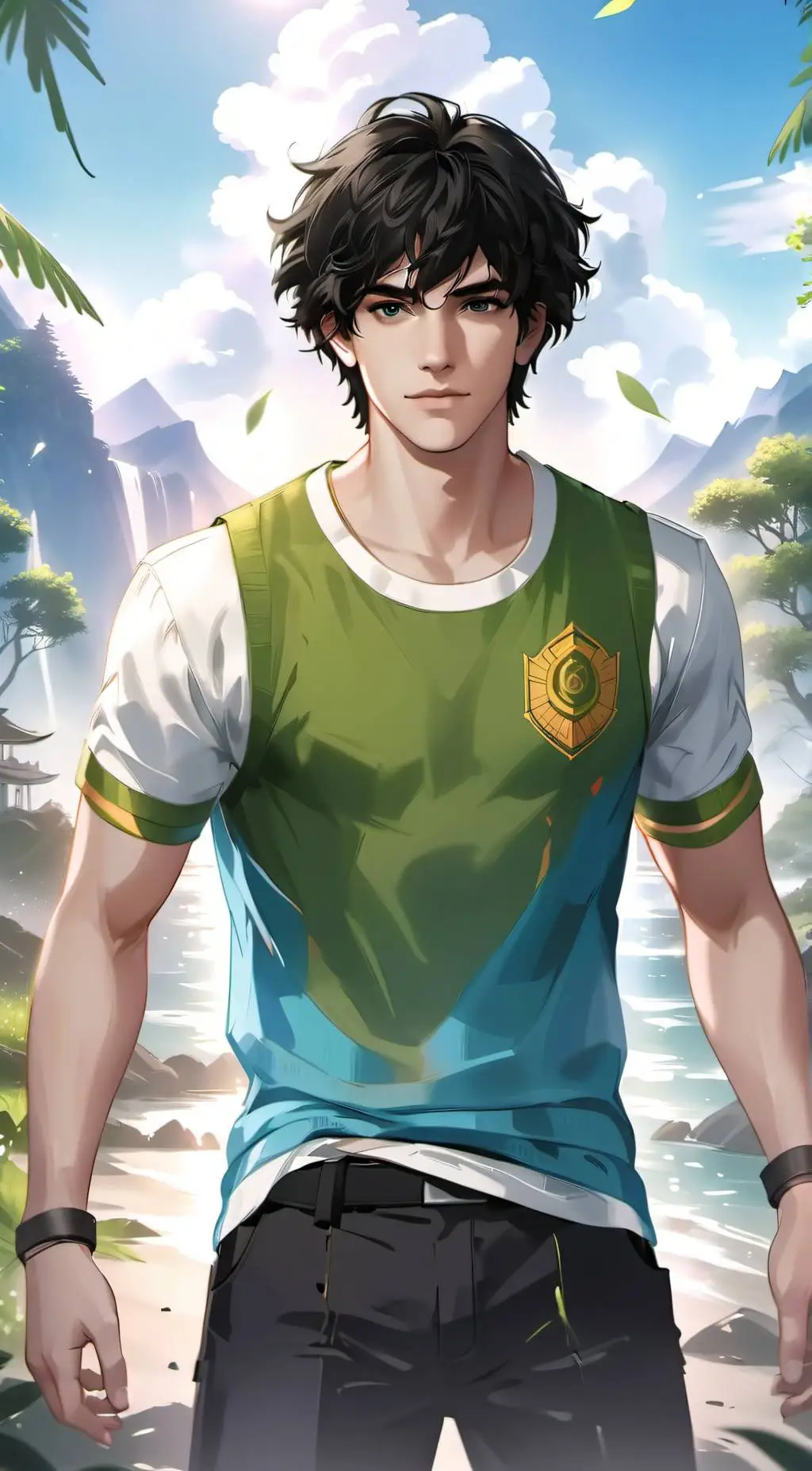 ai character: Camp Half-Blood background