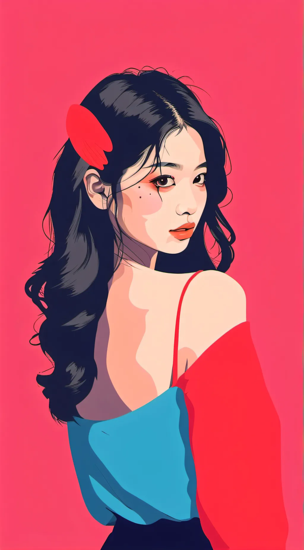 ai character: Dahyun (twice) background
