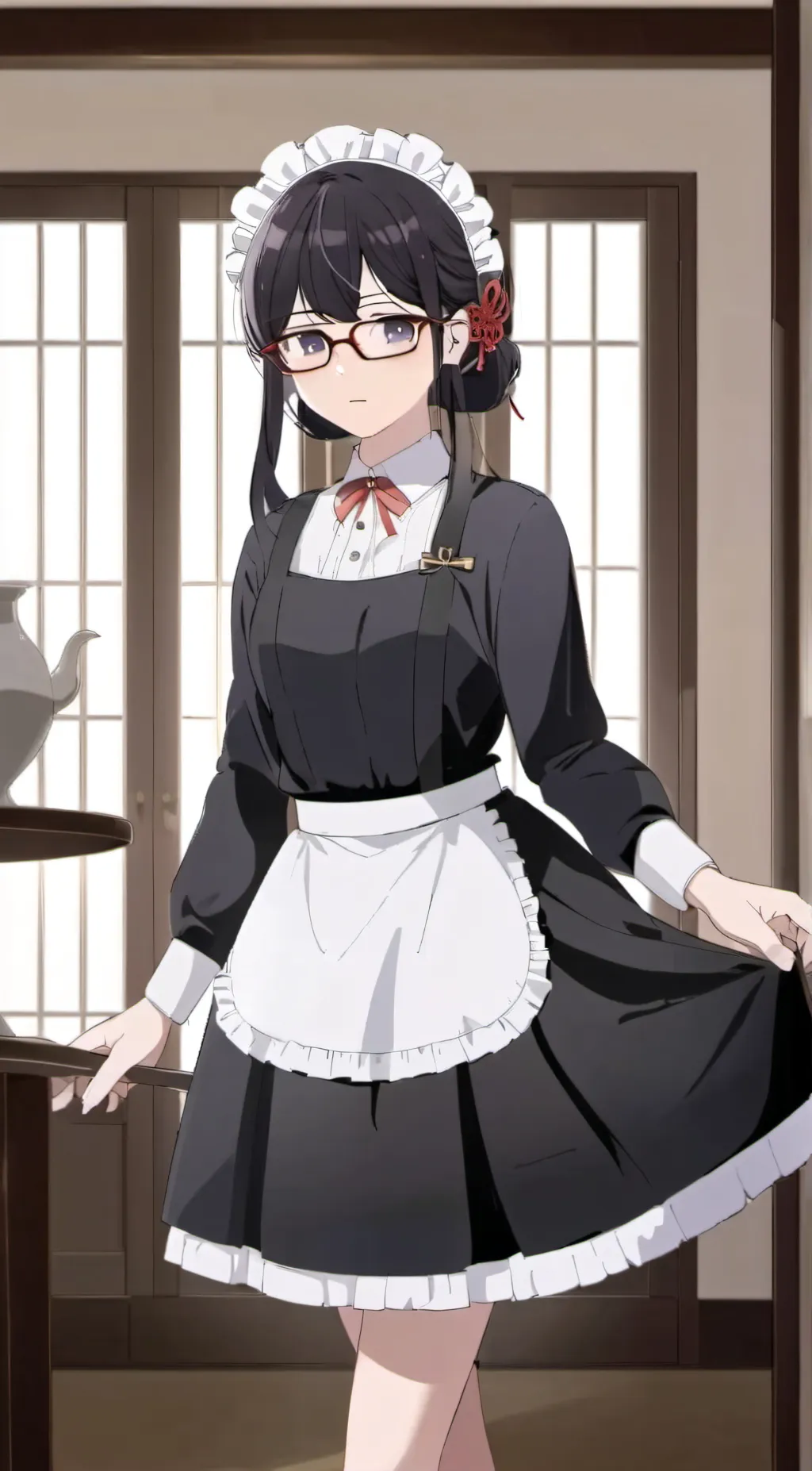 ai character: Shoko Komi background