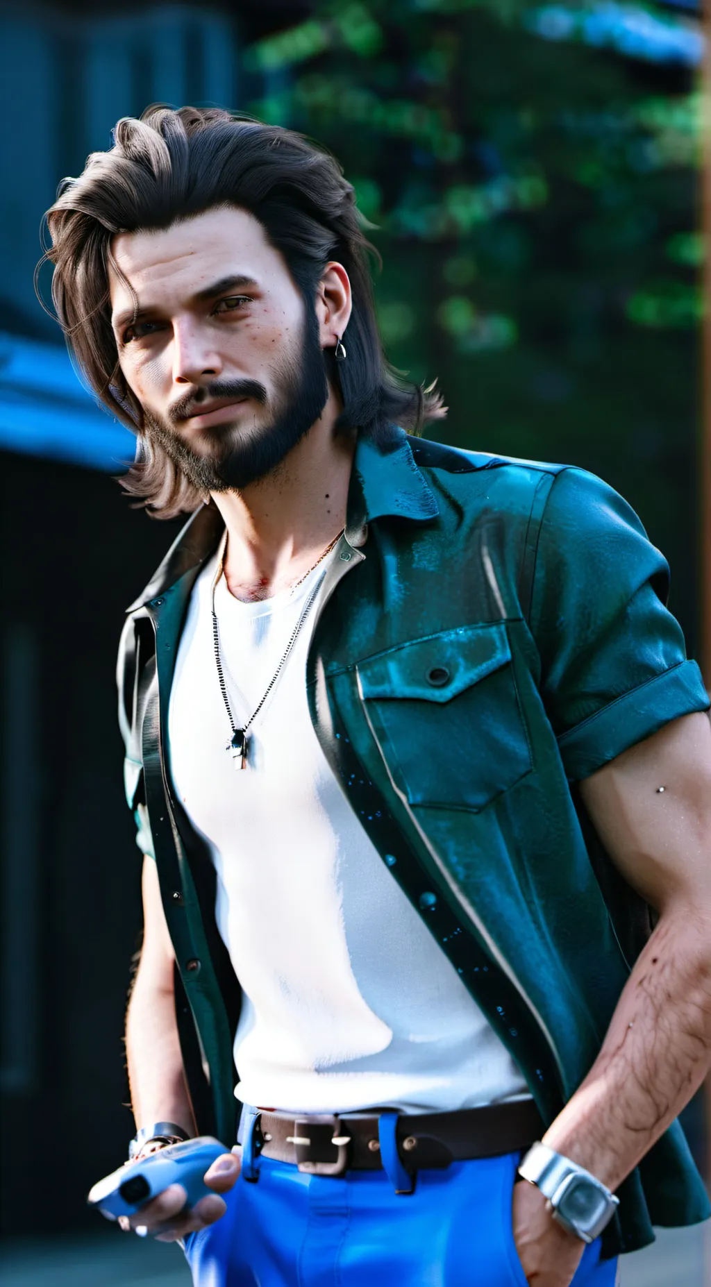 ai character: Johnny Hudson  background