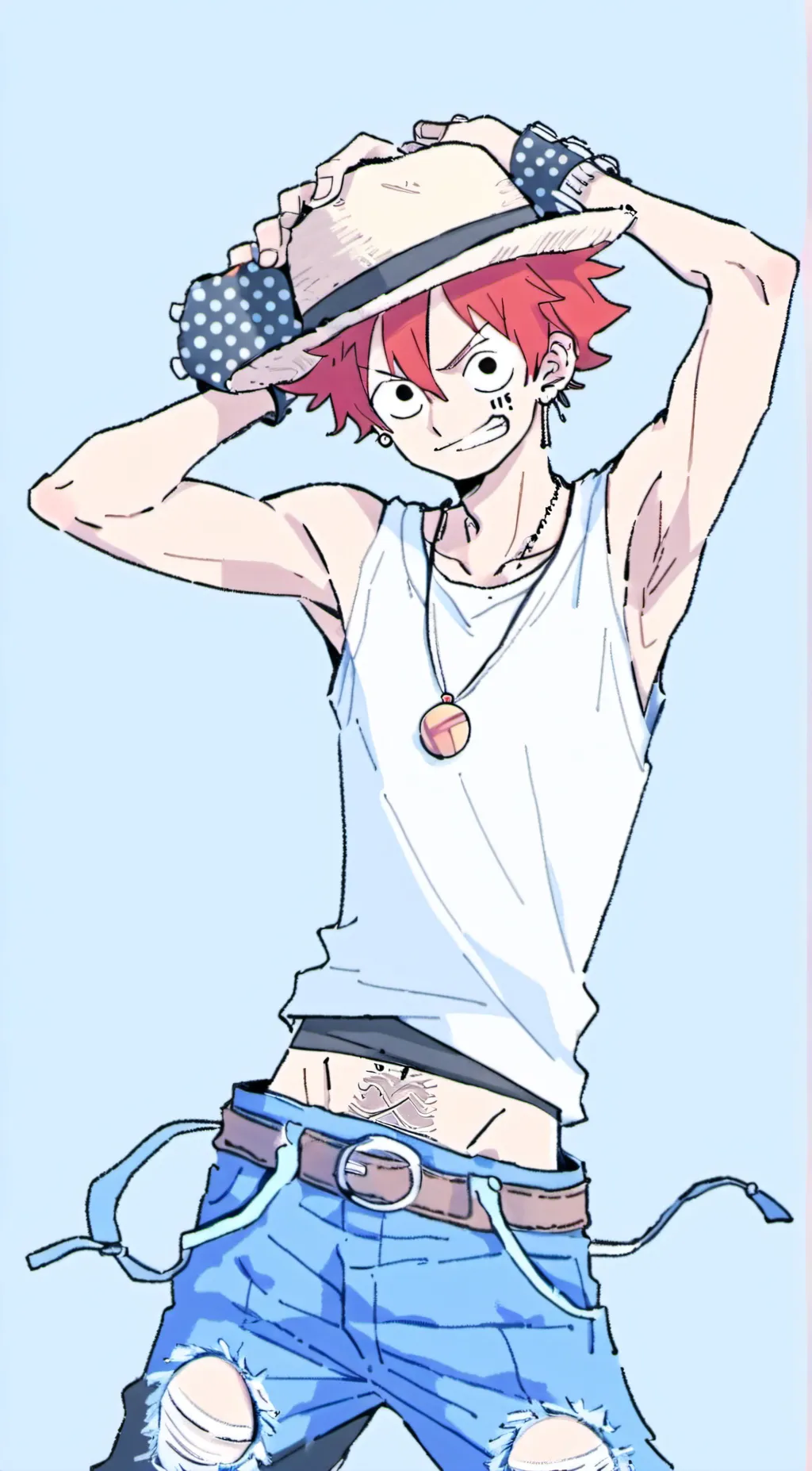 ai character: gear 2 luffy background