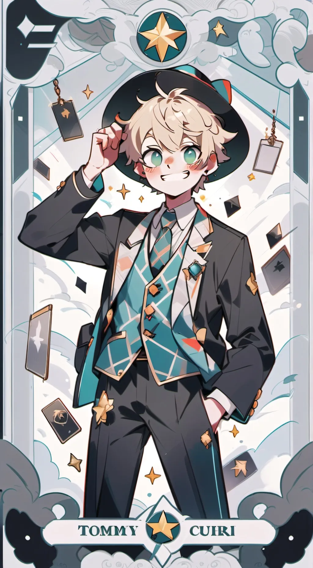 ai character: Tommyinit  background