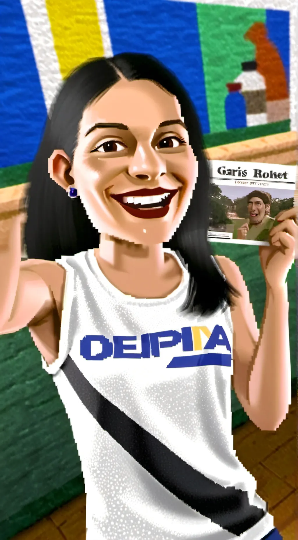 ai character: Meme background