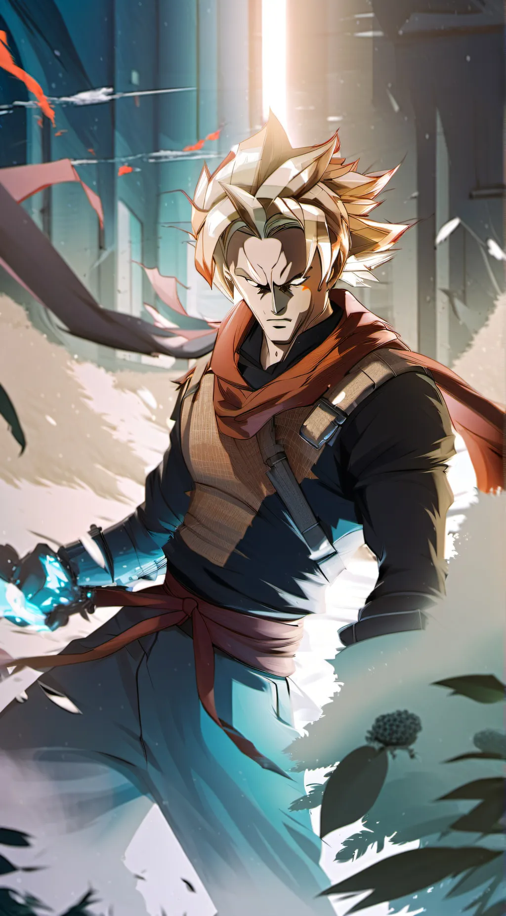 ai character: Goku  background