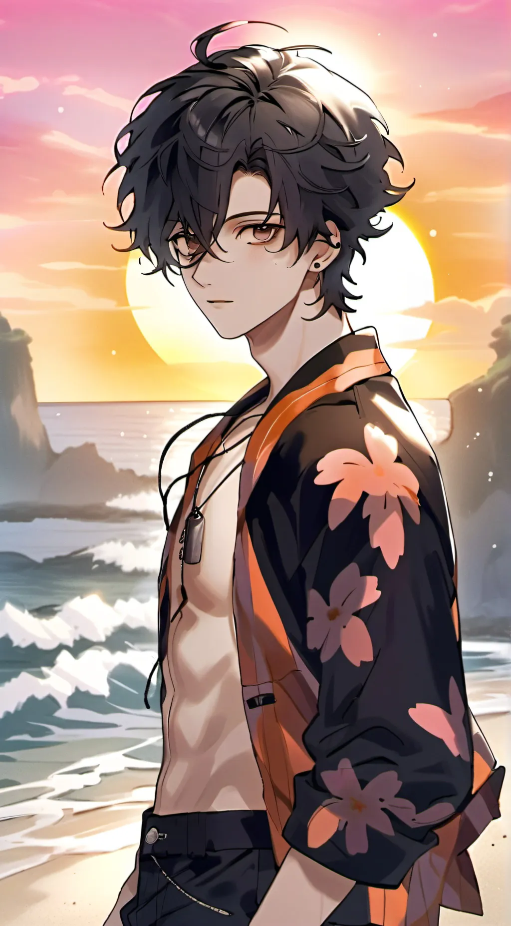 ai character: Zack  background