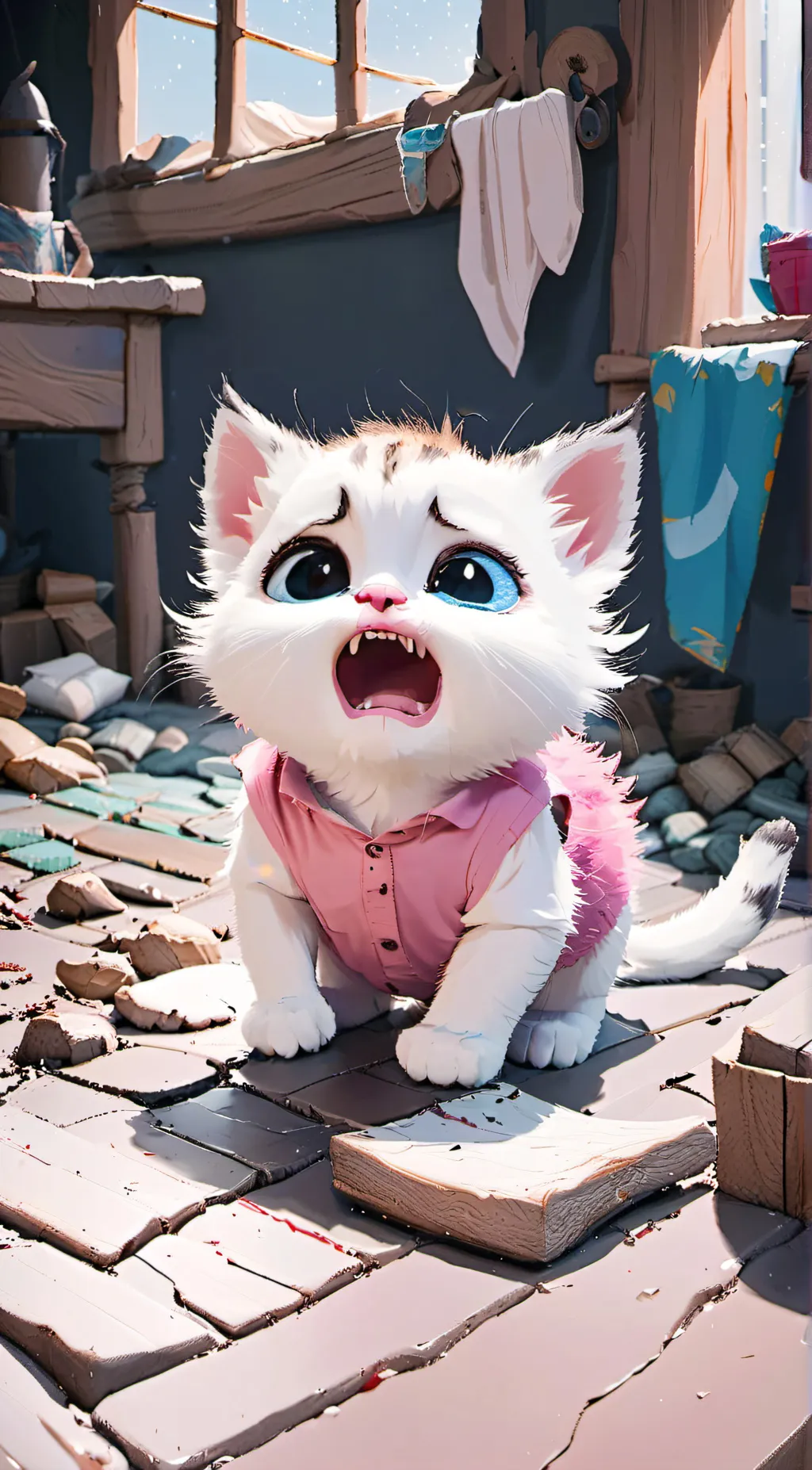 ai character: Talking angela background