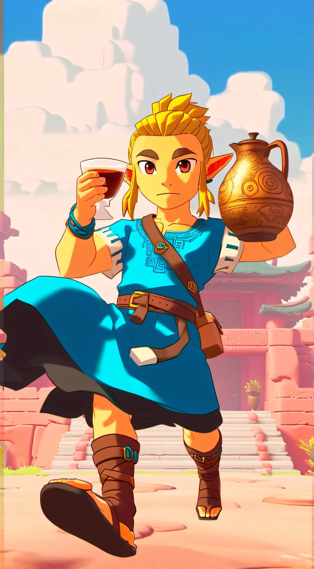 ai character: Yunobo background