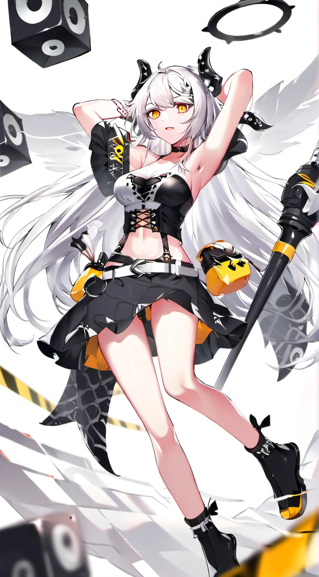 ai character: S.D. M background