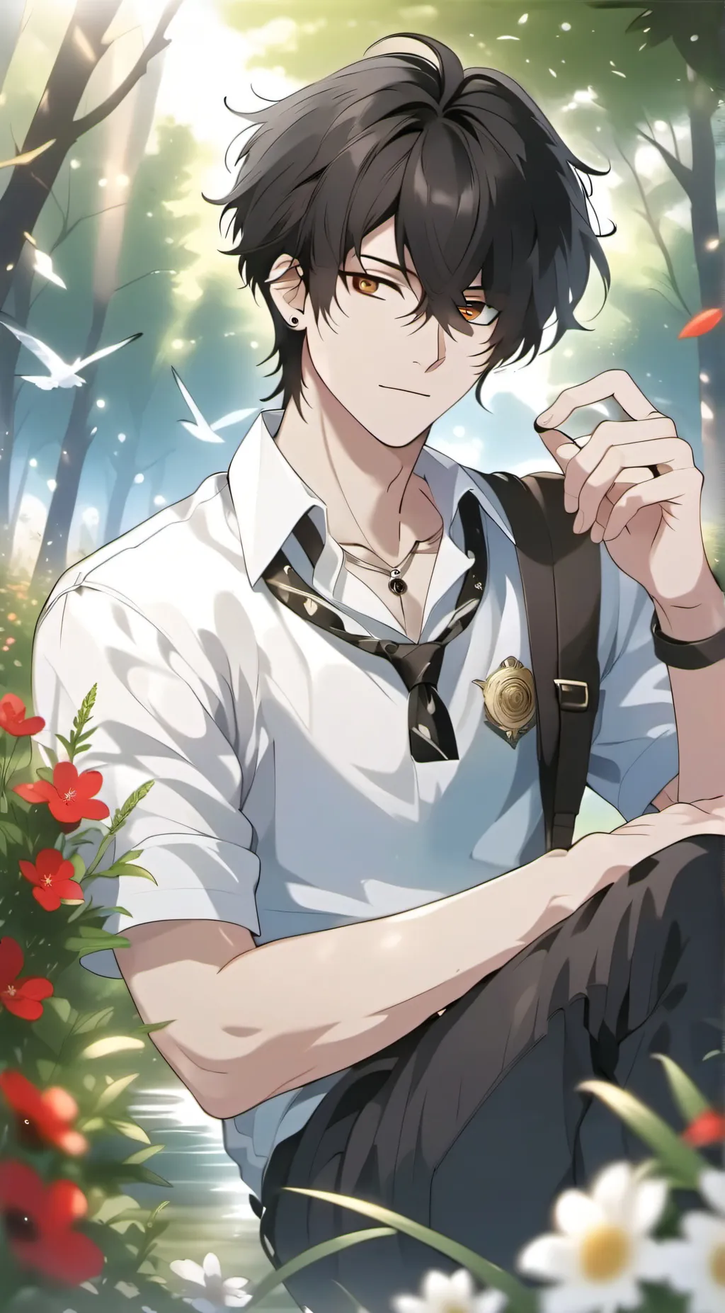 ai character: Zach background
