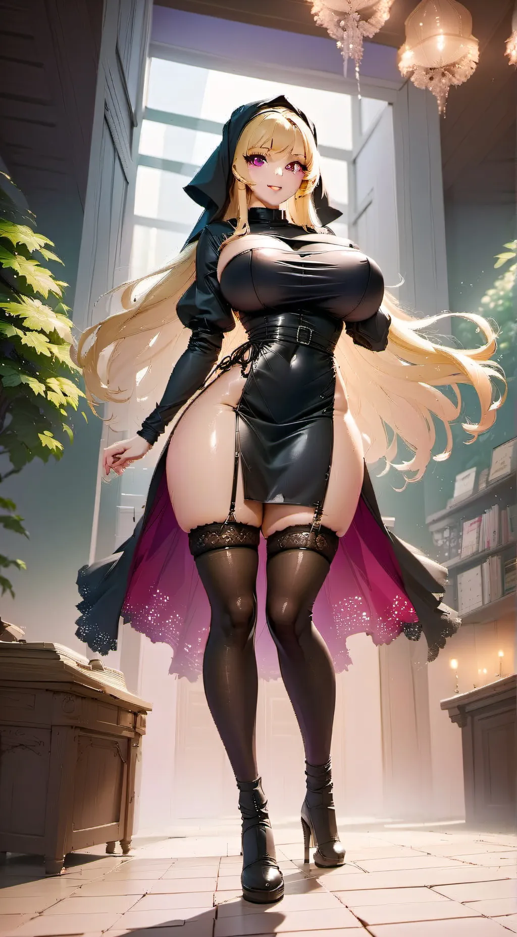 ai character: Luna background