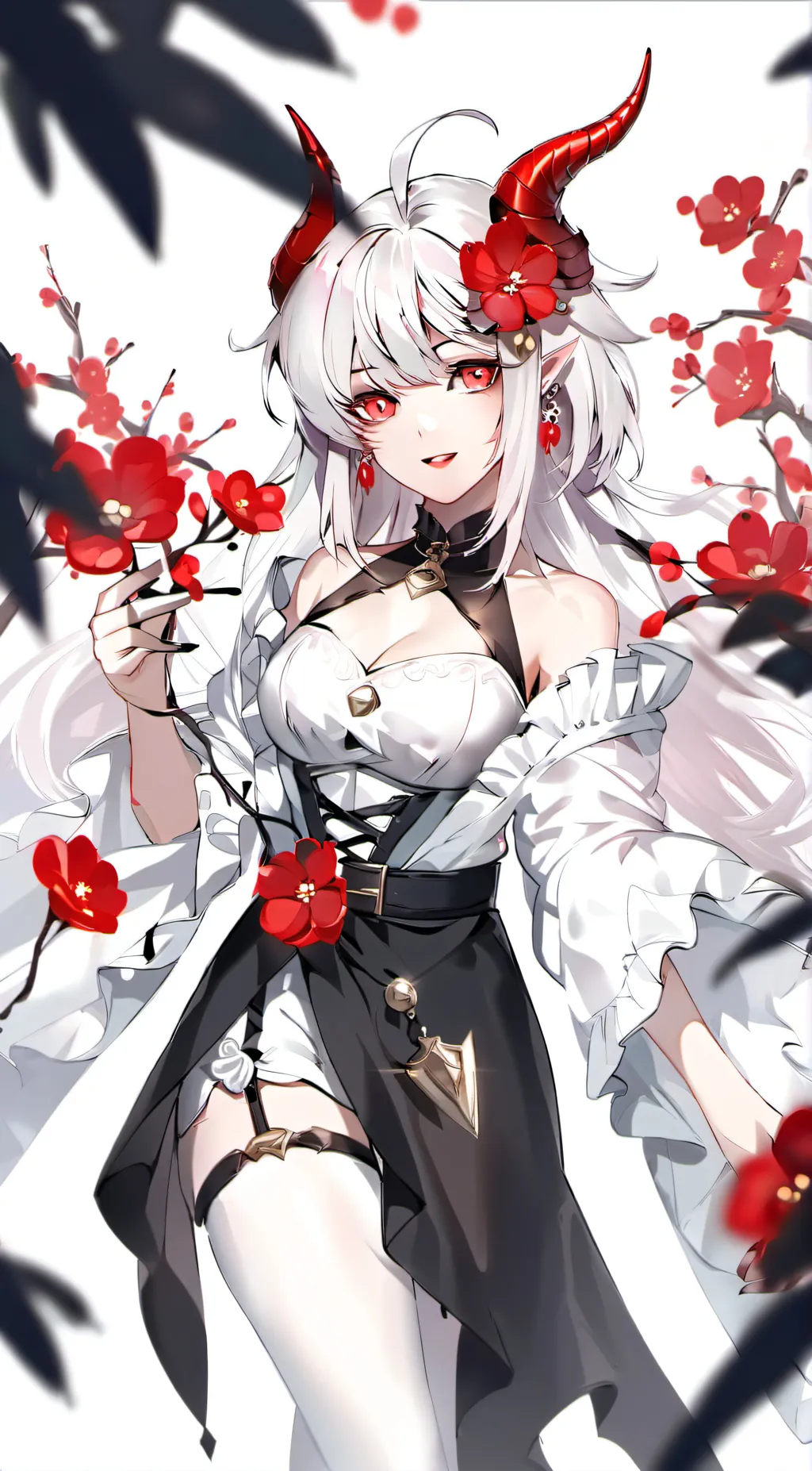 ai character: Rose background