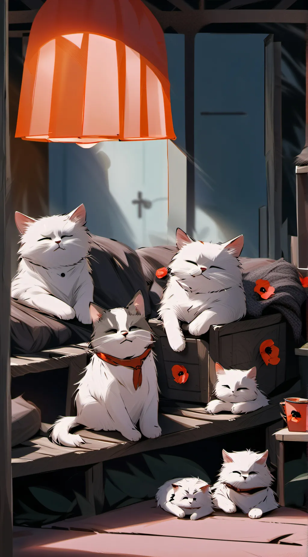 ai character: Smiling Critters background