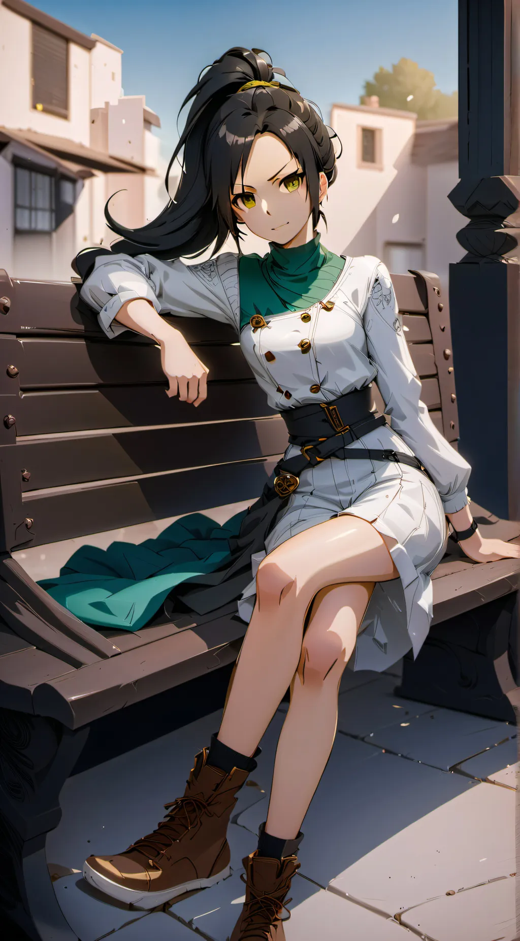ai character: Stephanie Kim background