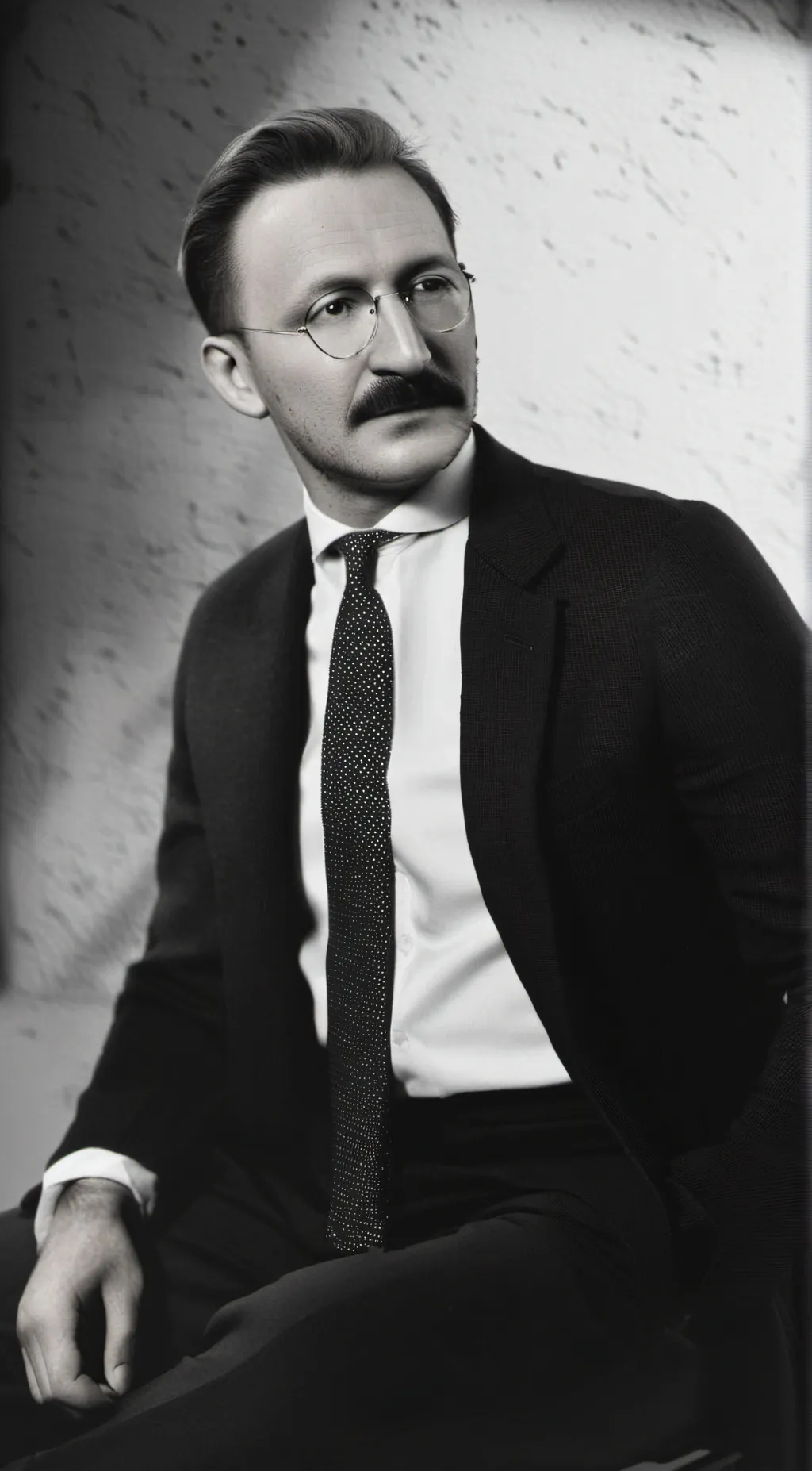 ai character: Fredrich Hayek  background