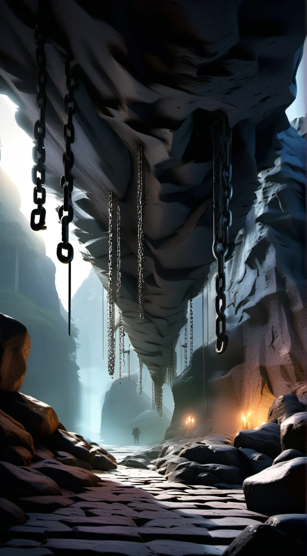 ai character: Last chain Breaks background