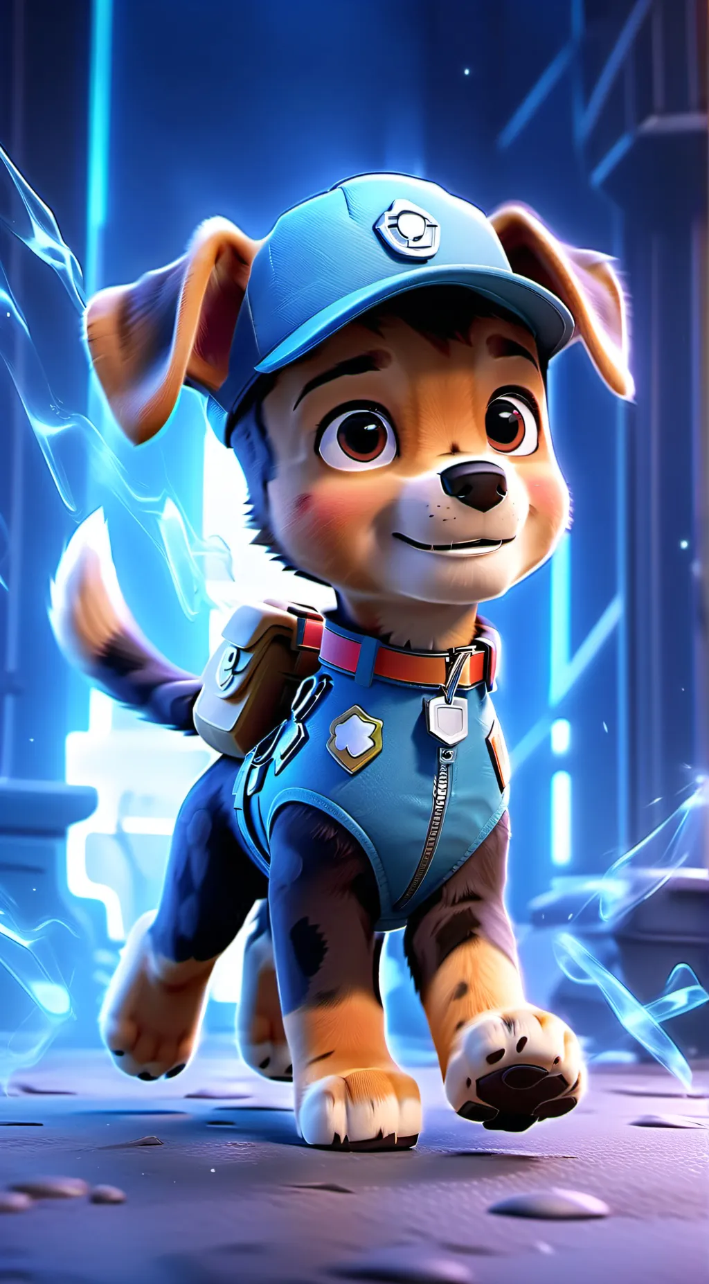 ai character: Chase  background