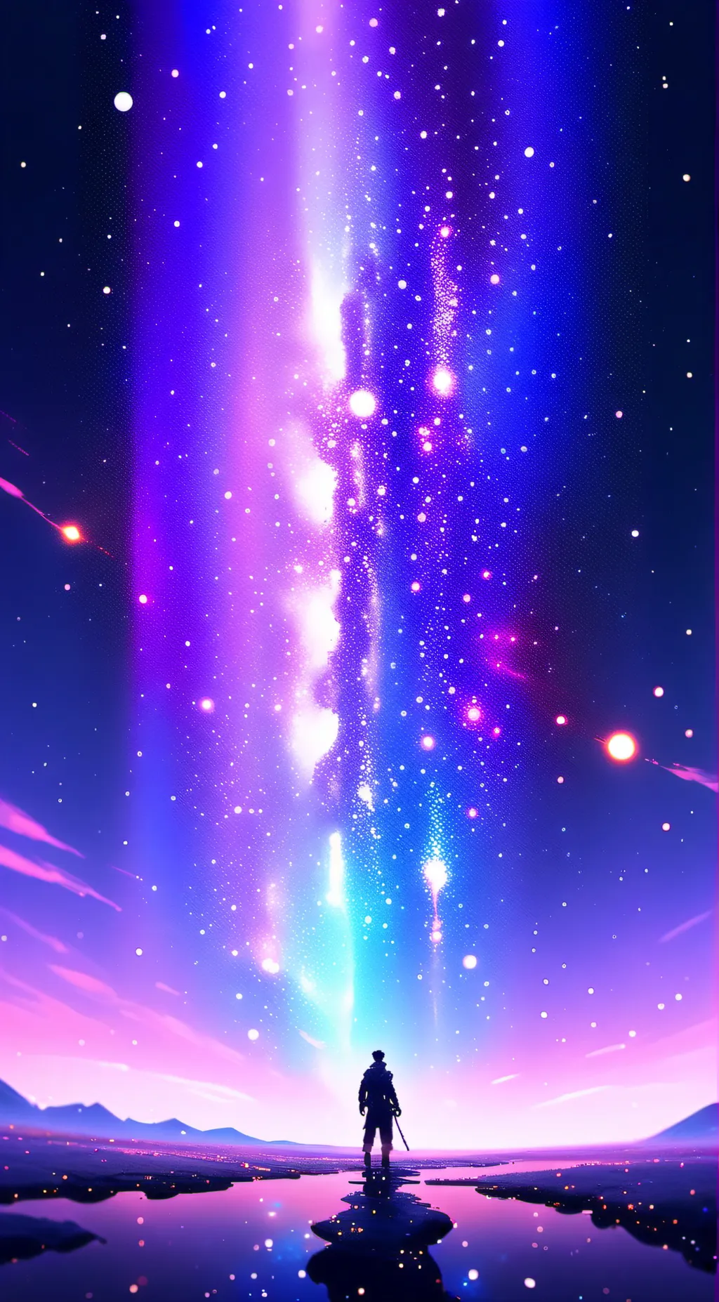 ai character: galaxy helper background