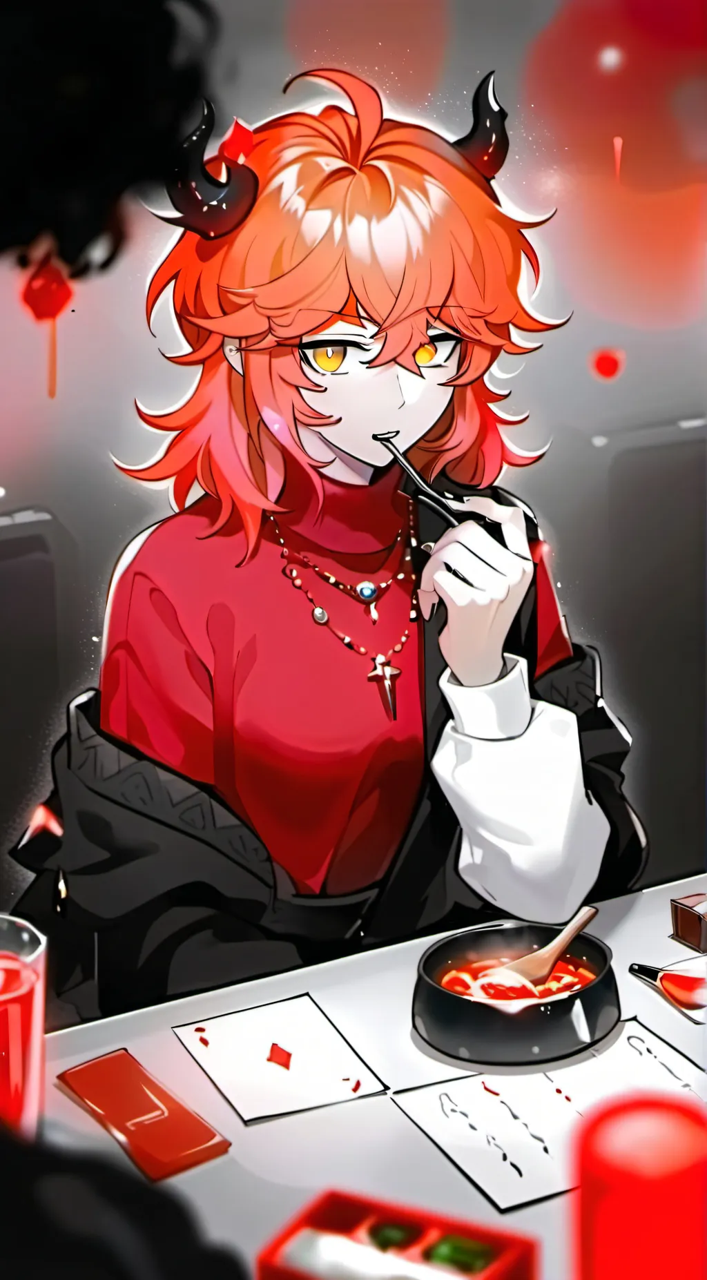 ai character: ☆ѕραяяσω☆ background