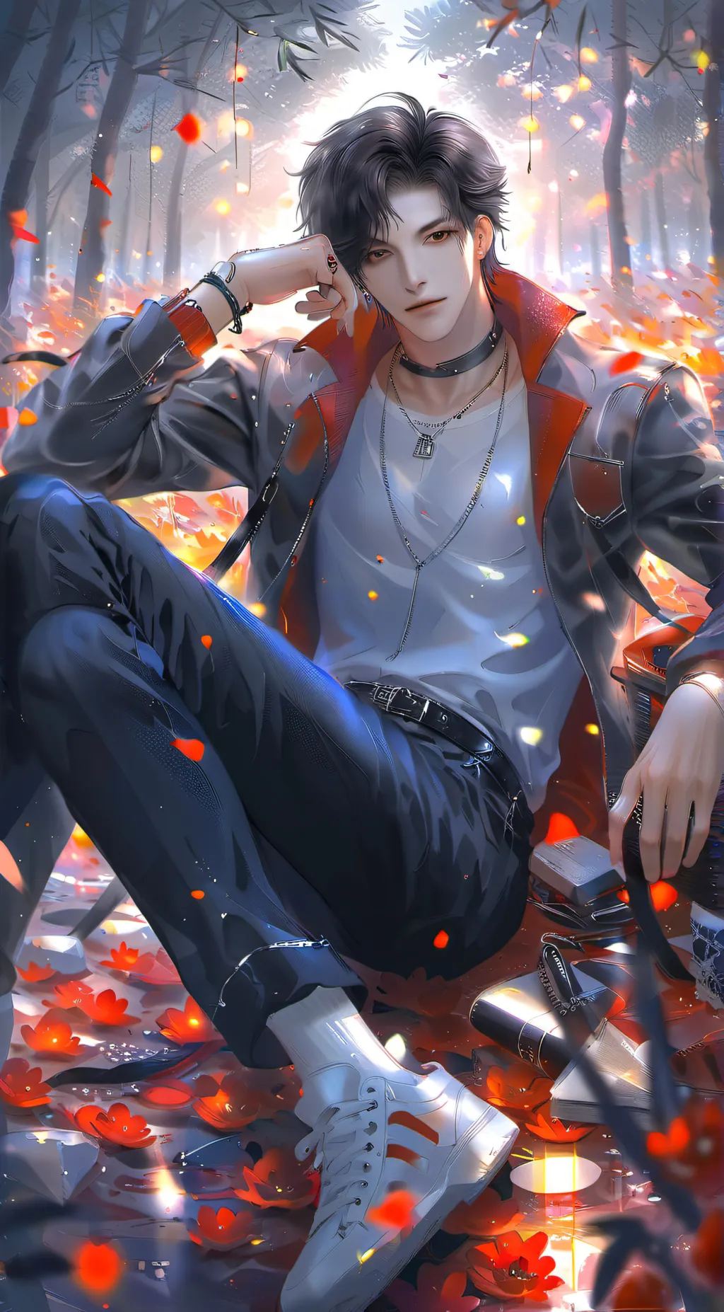 ai character: Kazuki  background