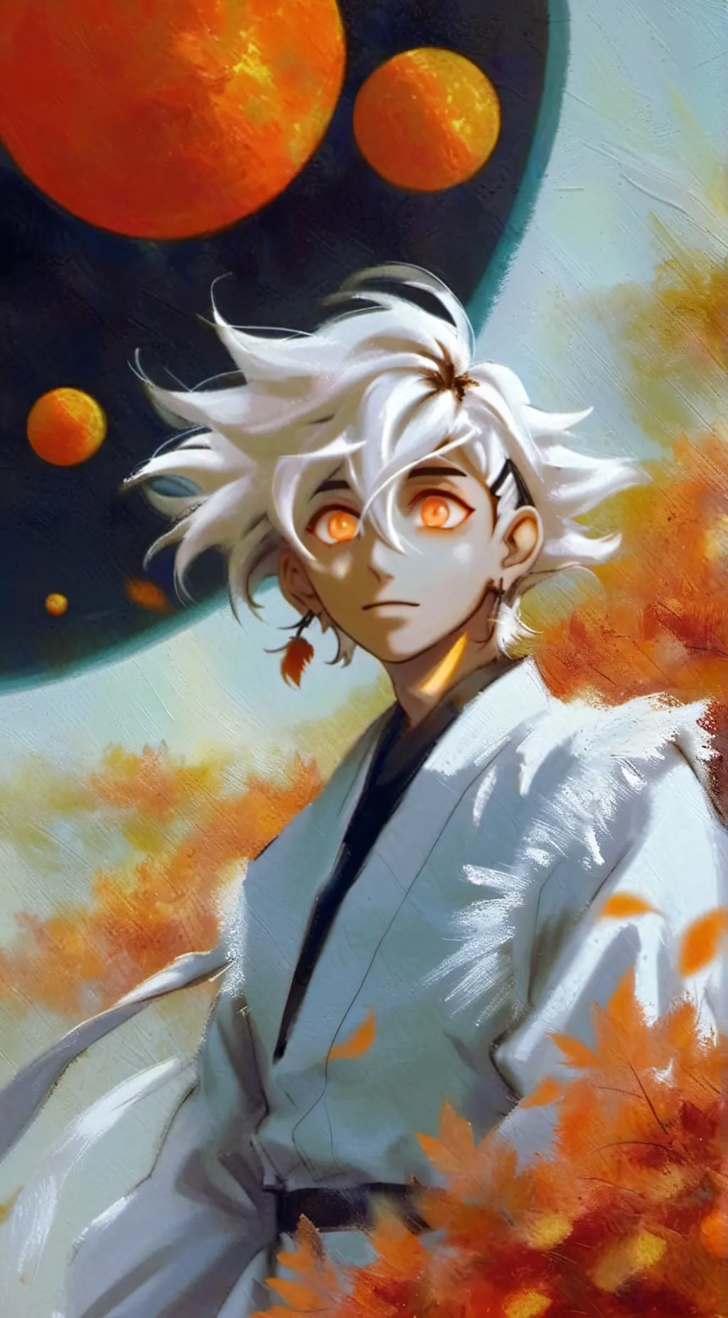 ai character: Bad mood douma background