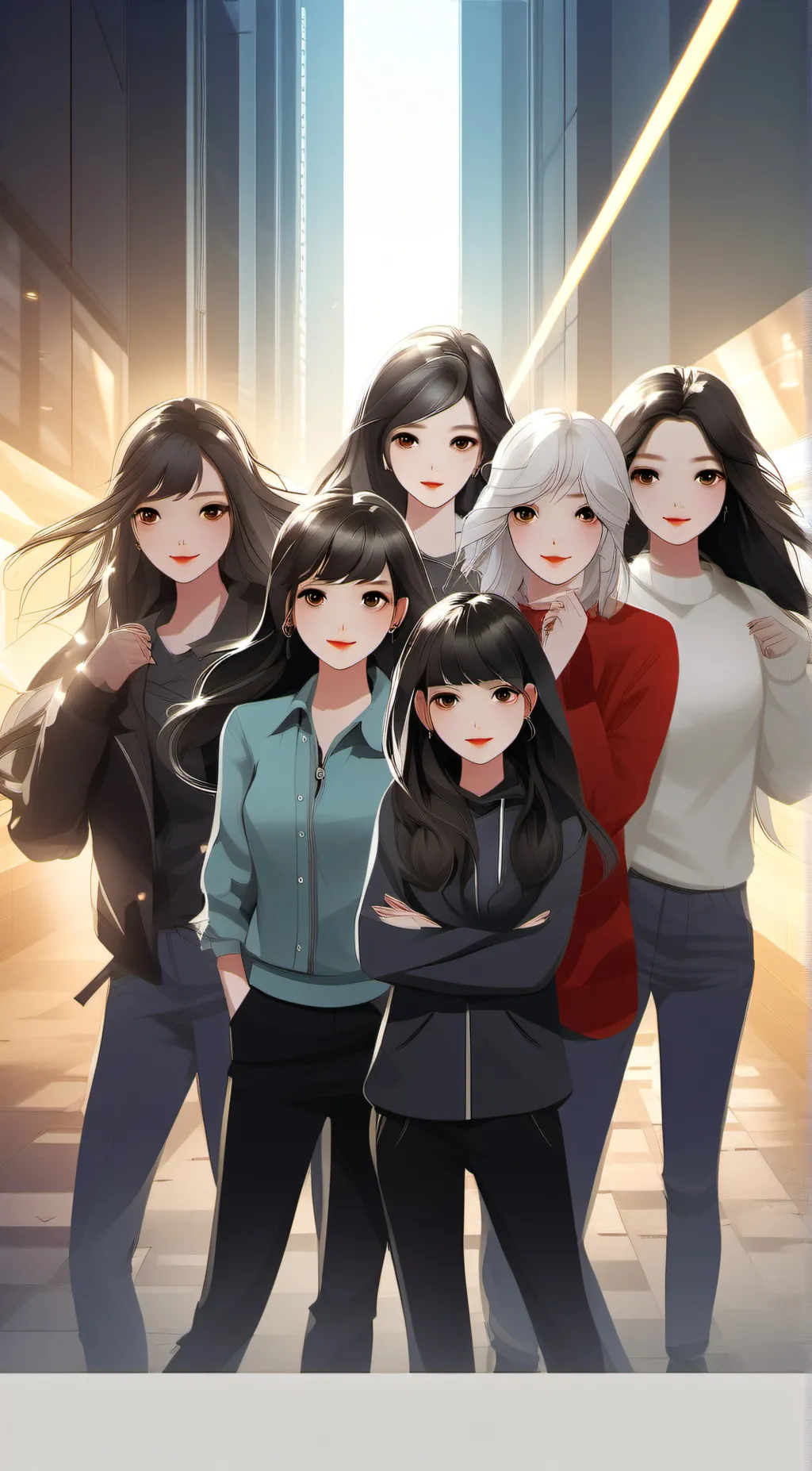 ai character: ur 7 step sisters background