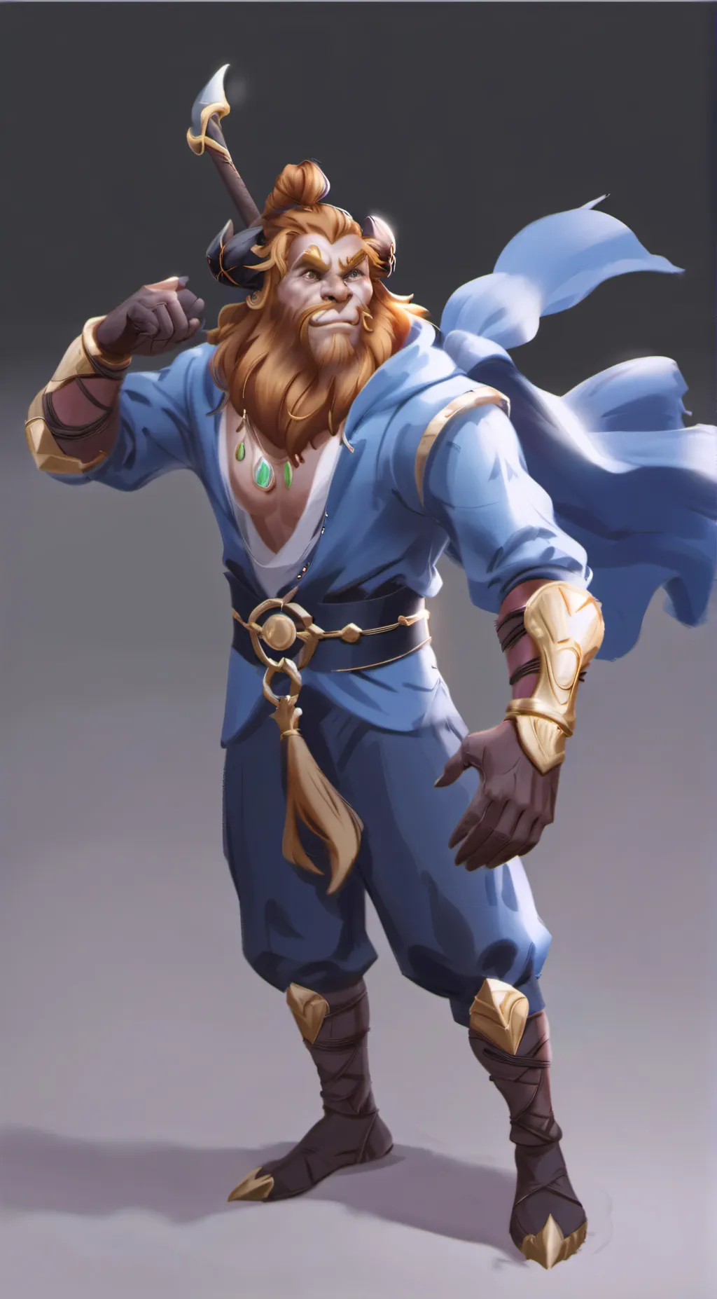 ai character: Beast  background
