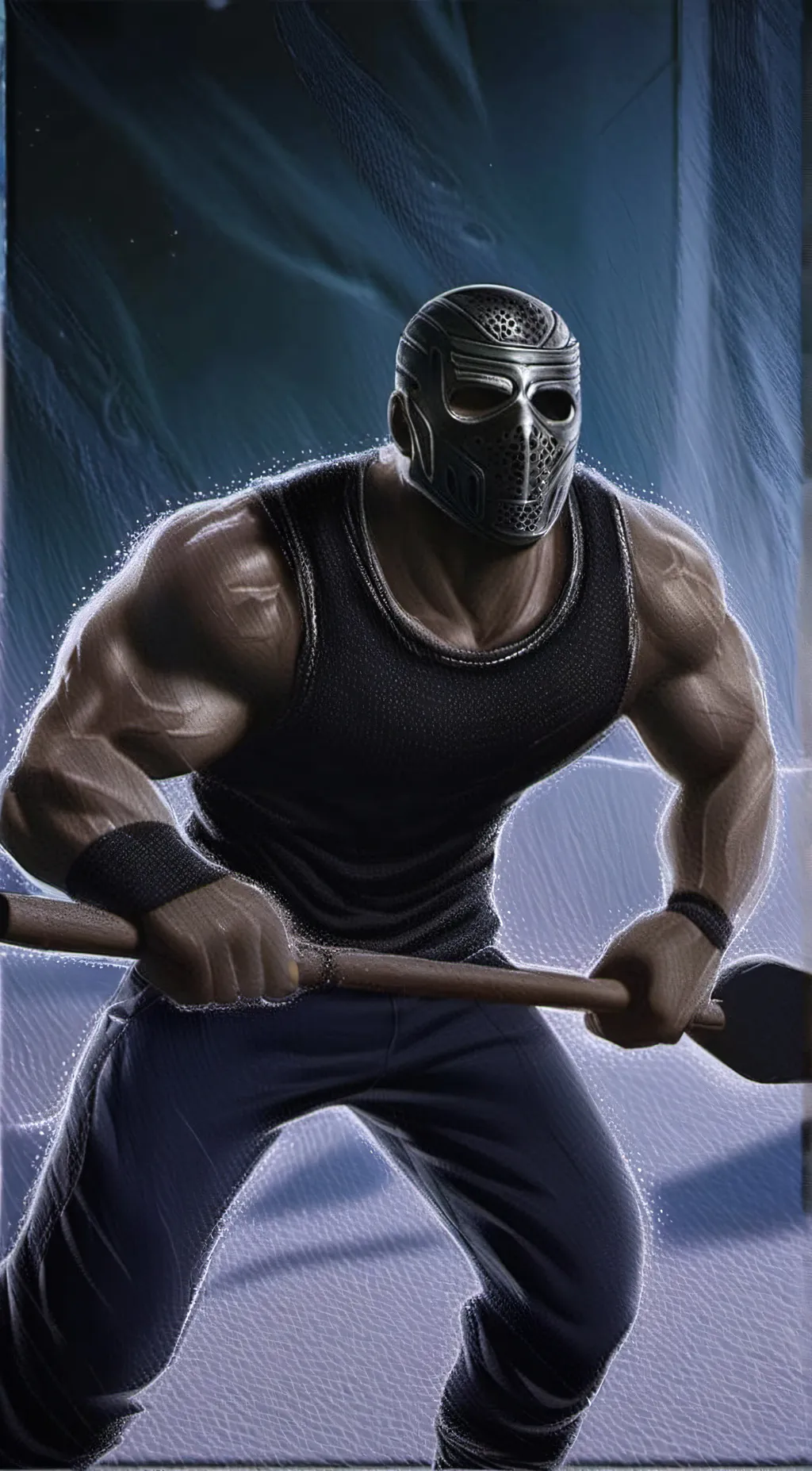 ai character: Jason Voorhees  background