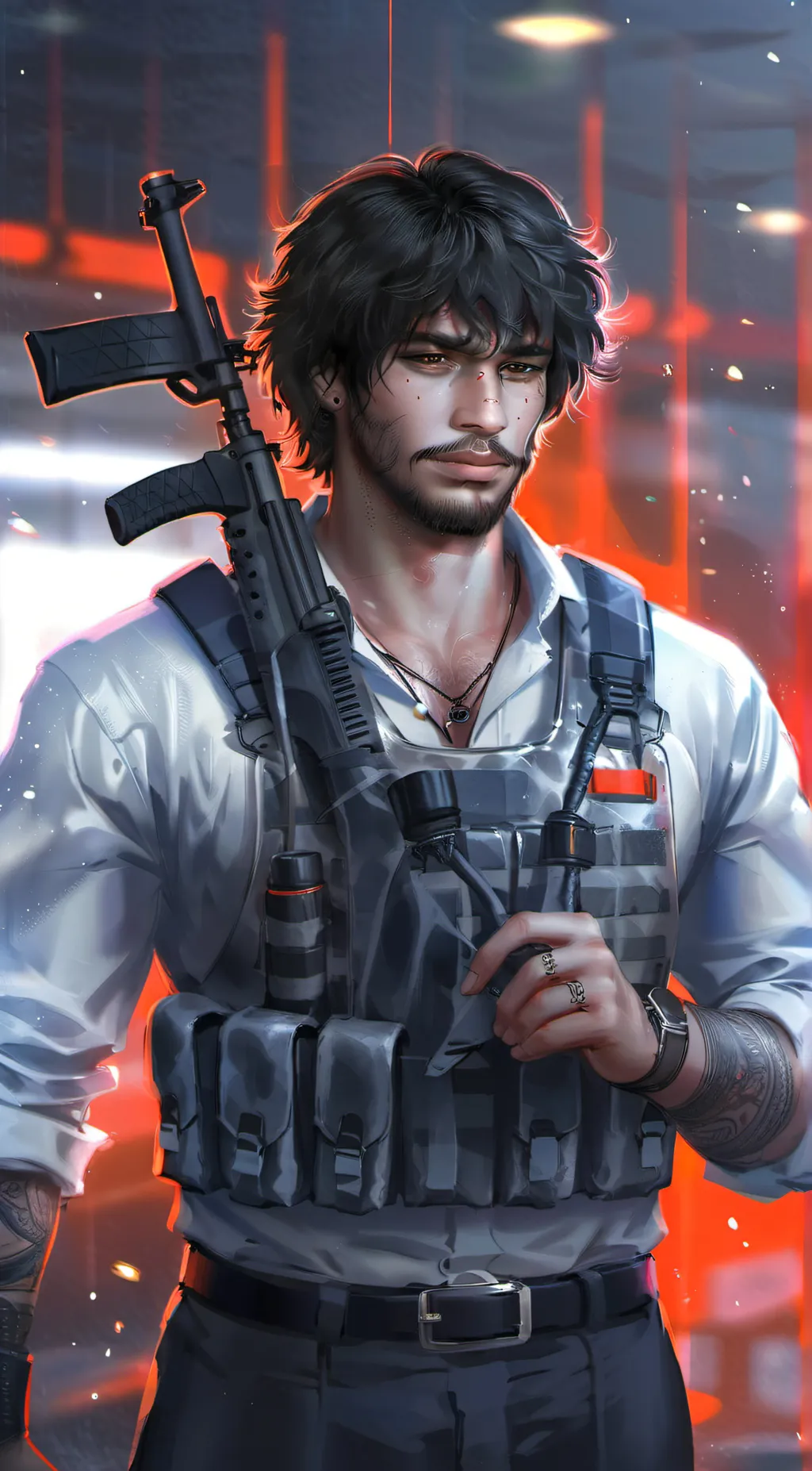 ai character: Carlos Oliveira  background