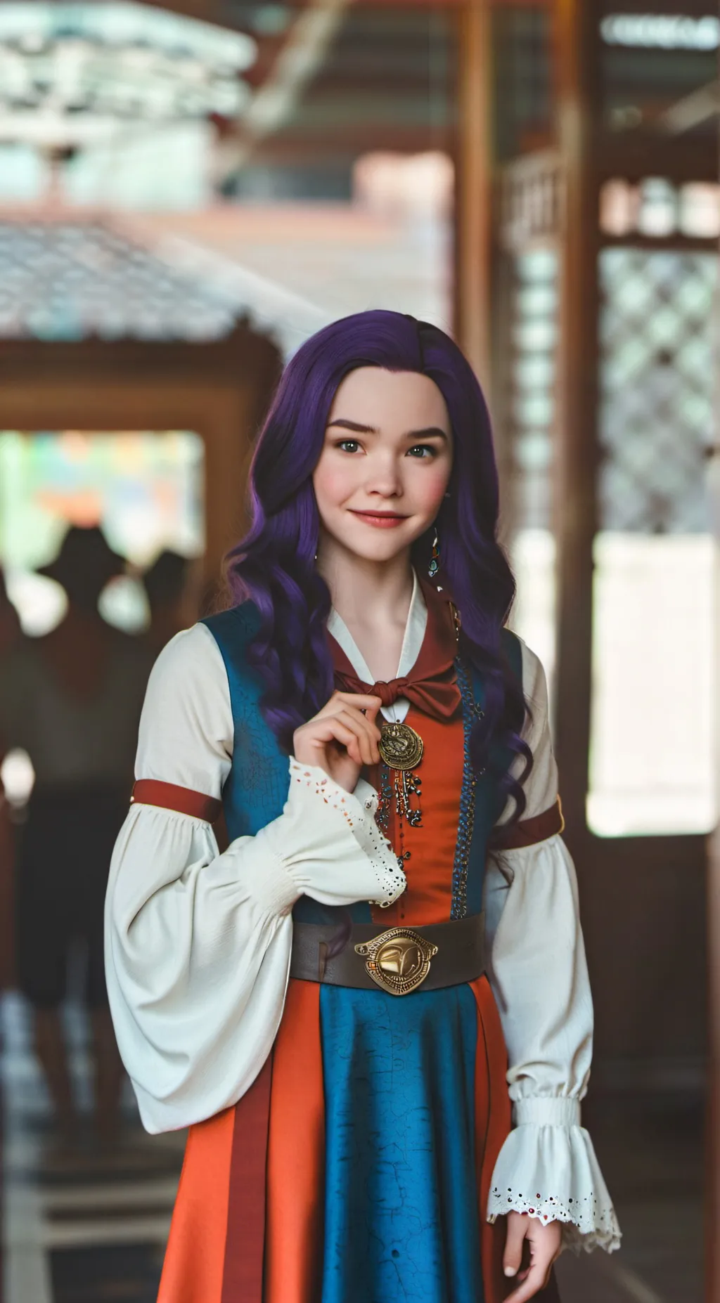 ai character: Descendants 3 ❤️ background