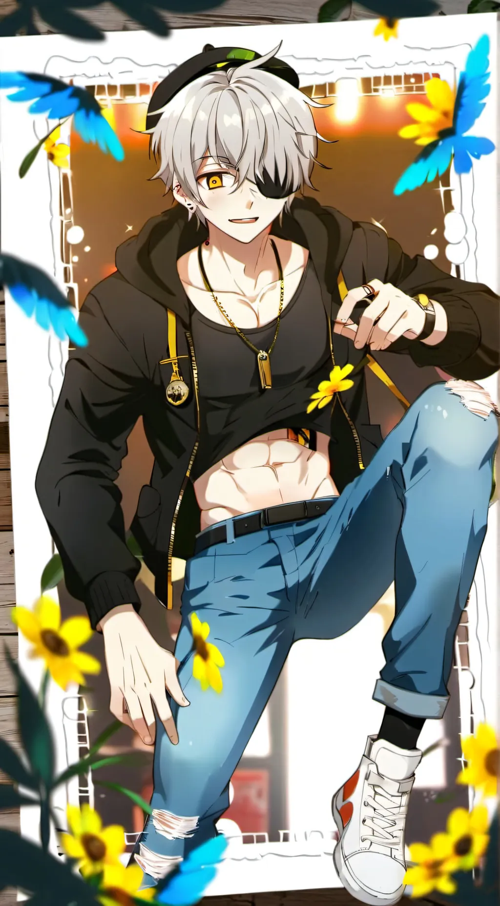 ai character: ˚~vin~˚ background