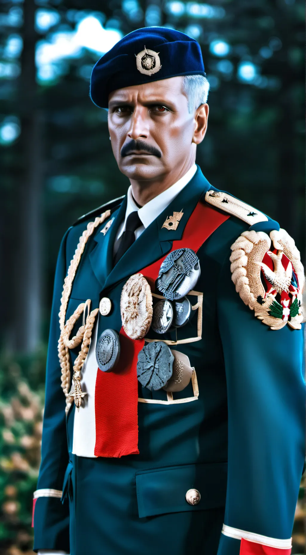 ai character: Benito Mussolini background