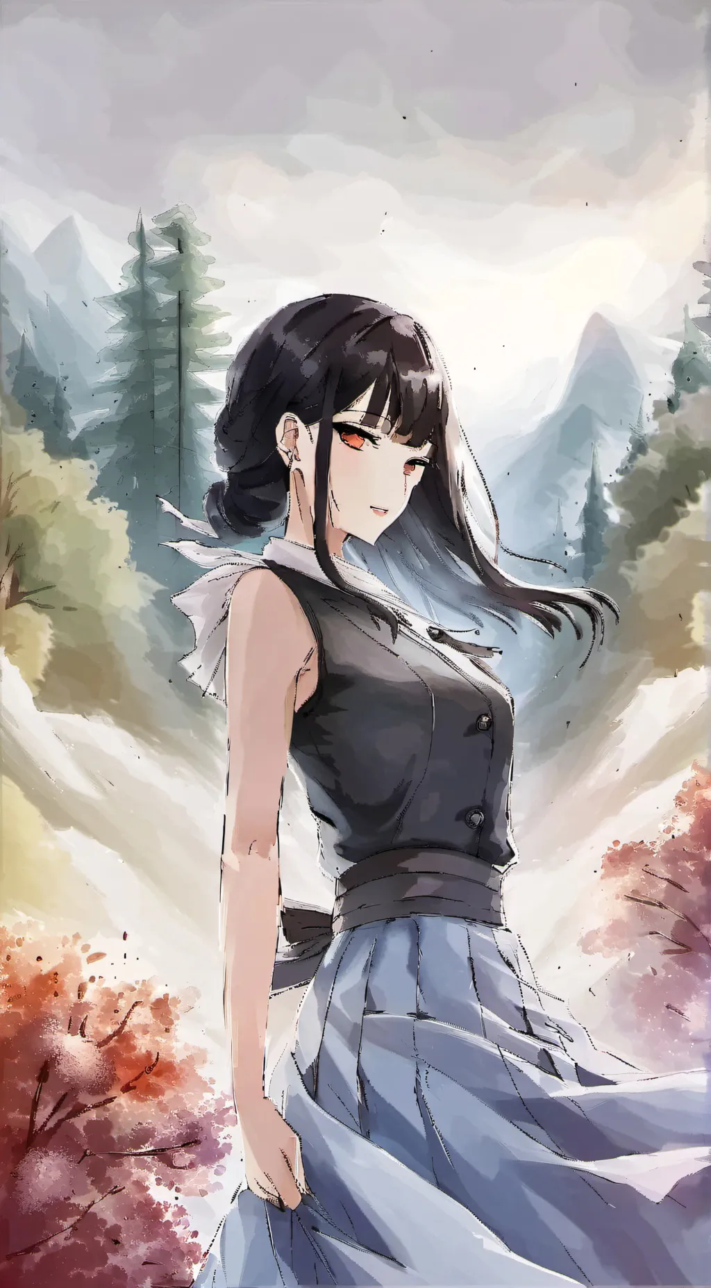 ai character: sizuka background
