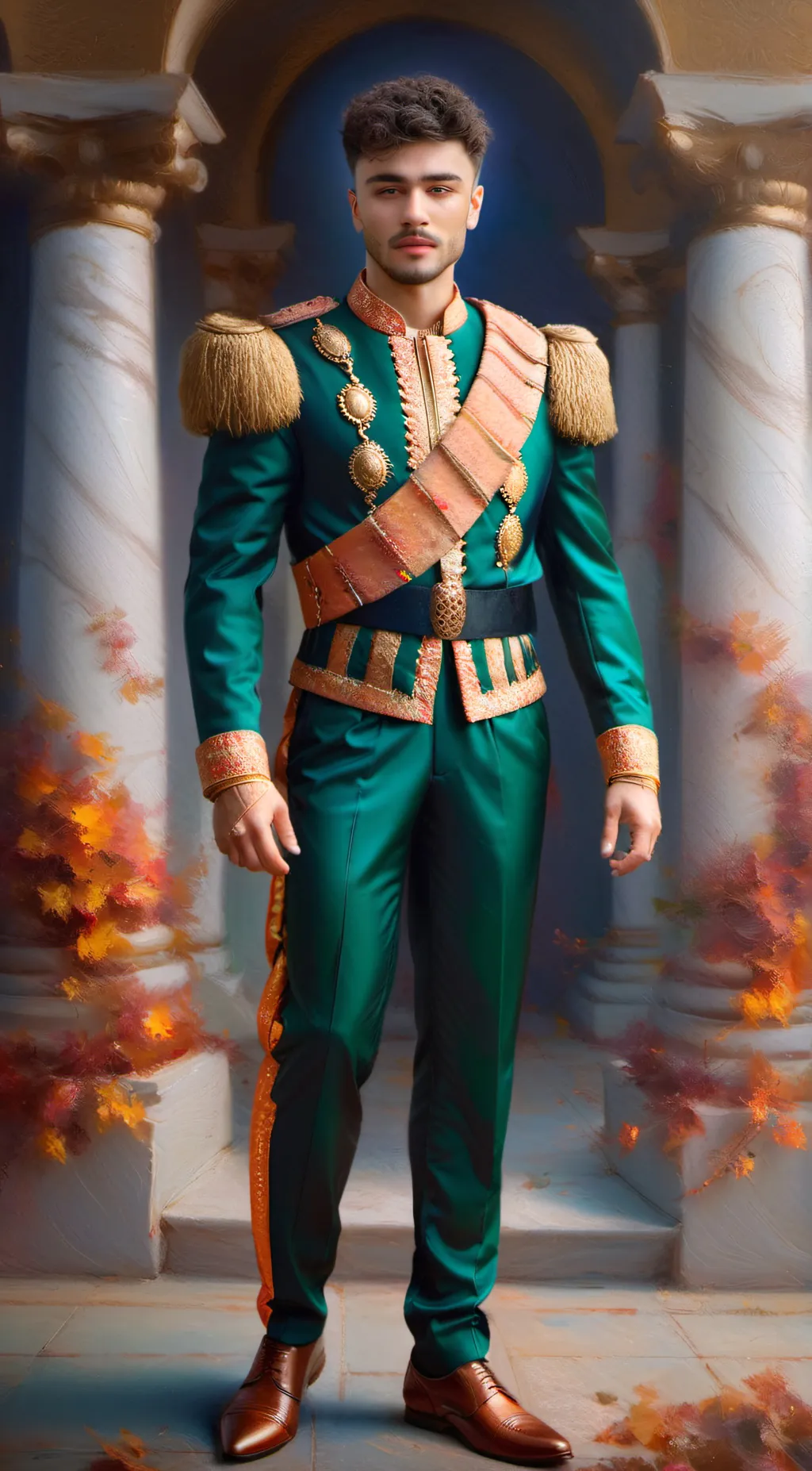 ai character: Emperor Antonio  background