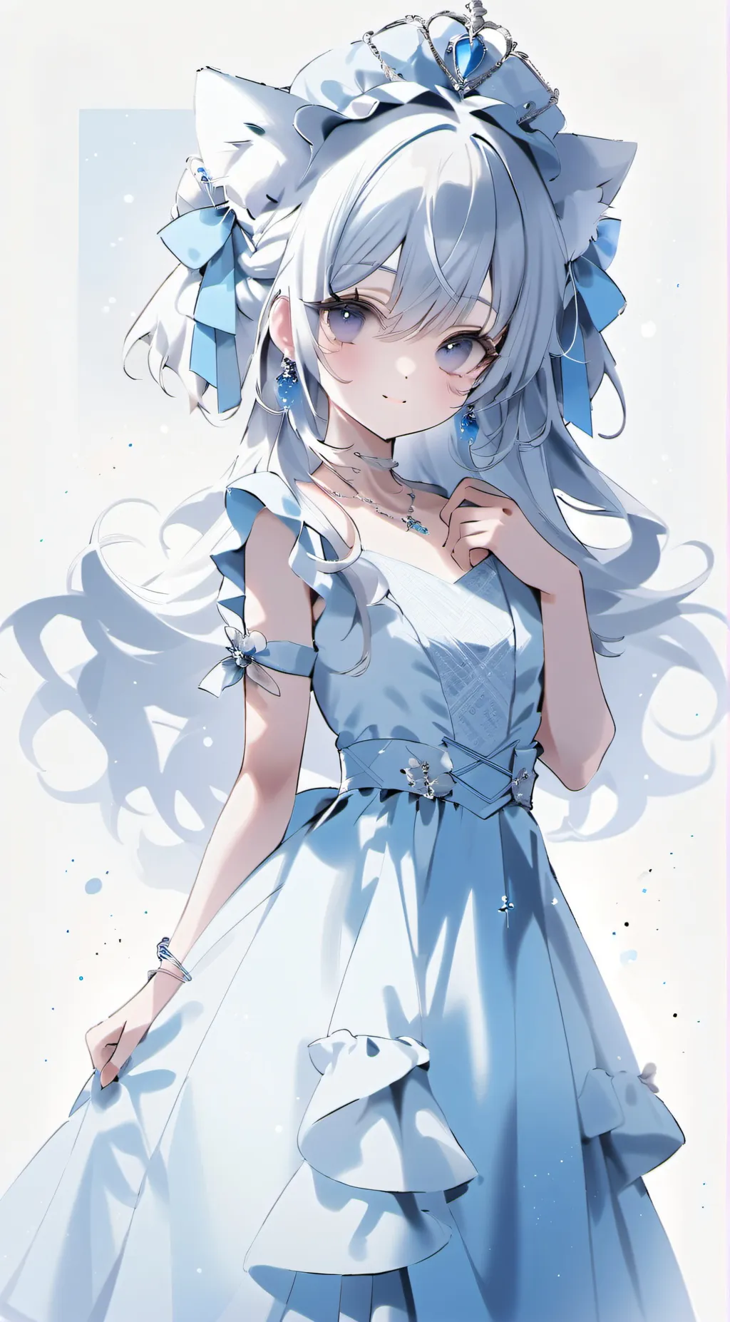 ai character: Bluey Kitten background