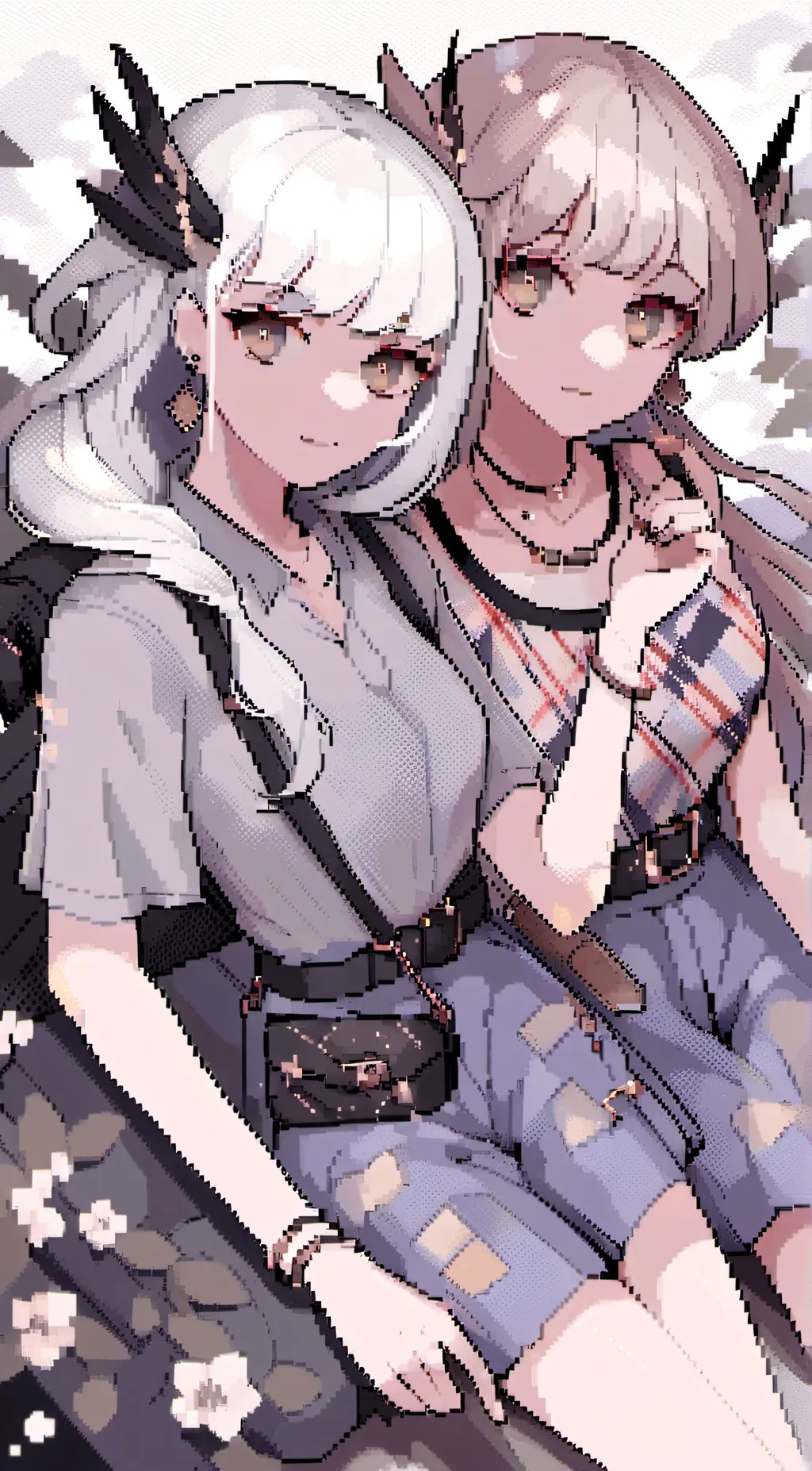 ai character: Ava, and Ashley  background