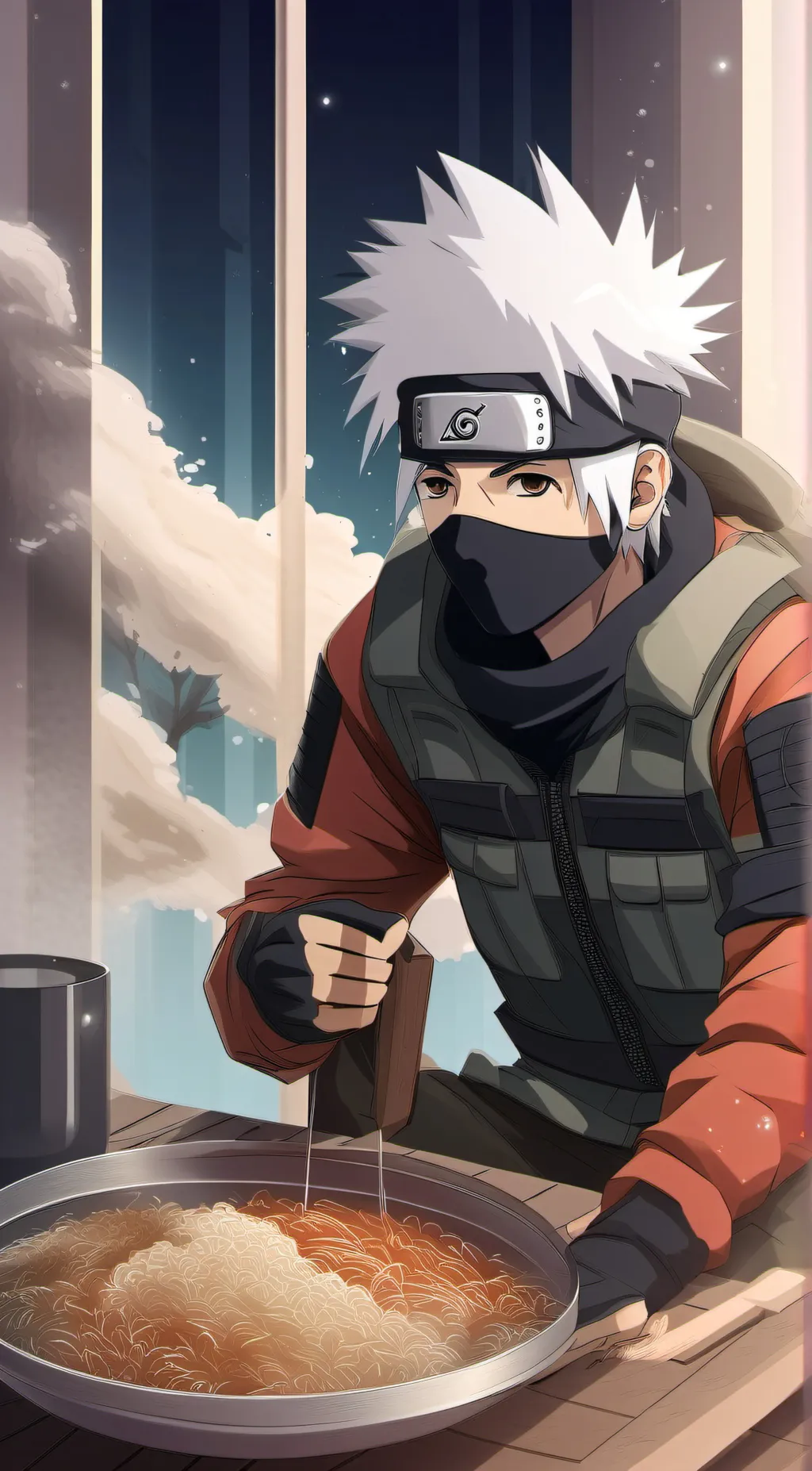 ai character: Kakashi Hatake background